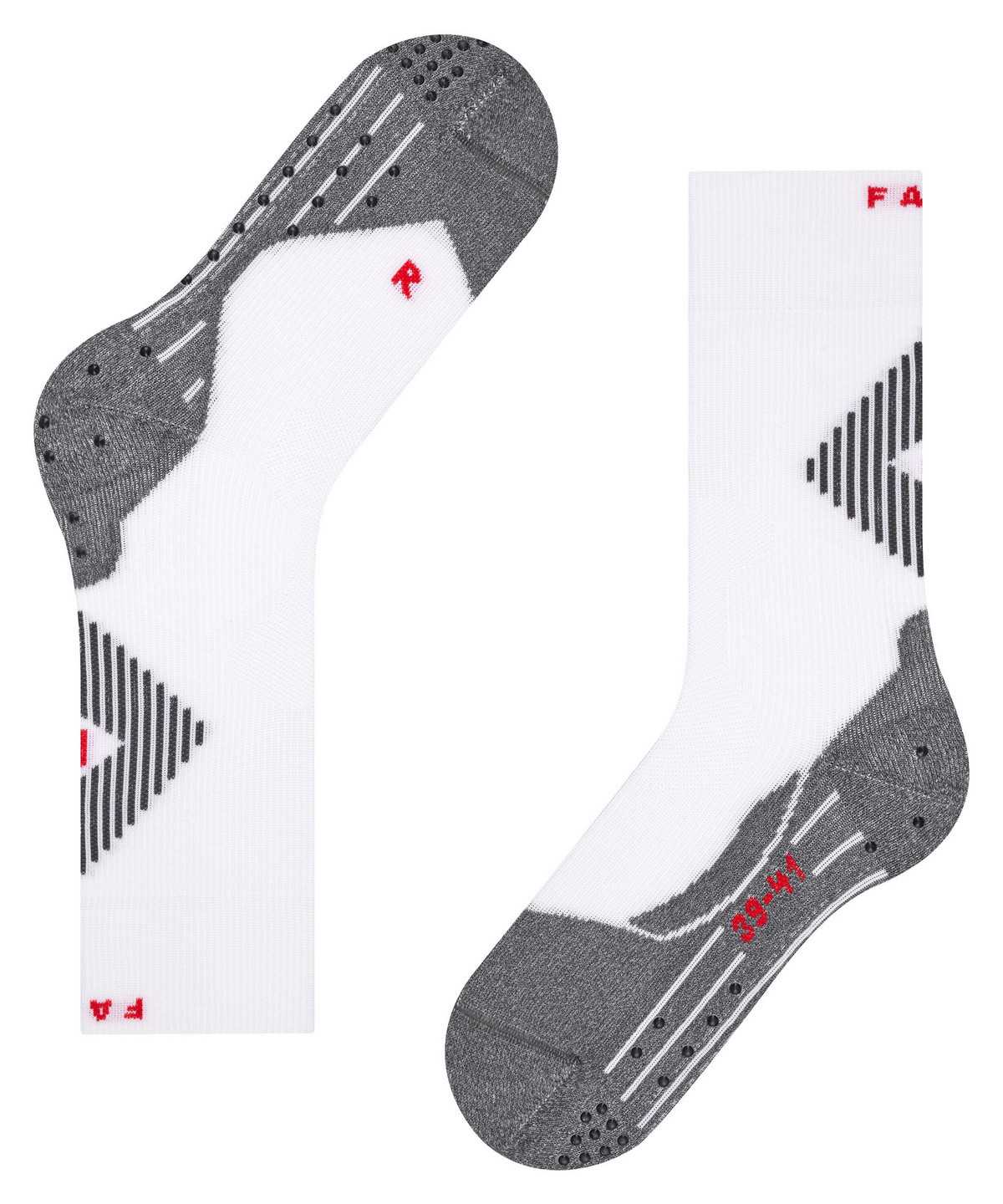 Skarpetki Falke 4GRIP Stabilizing Socks Męskie Białe | BPELJF-150