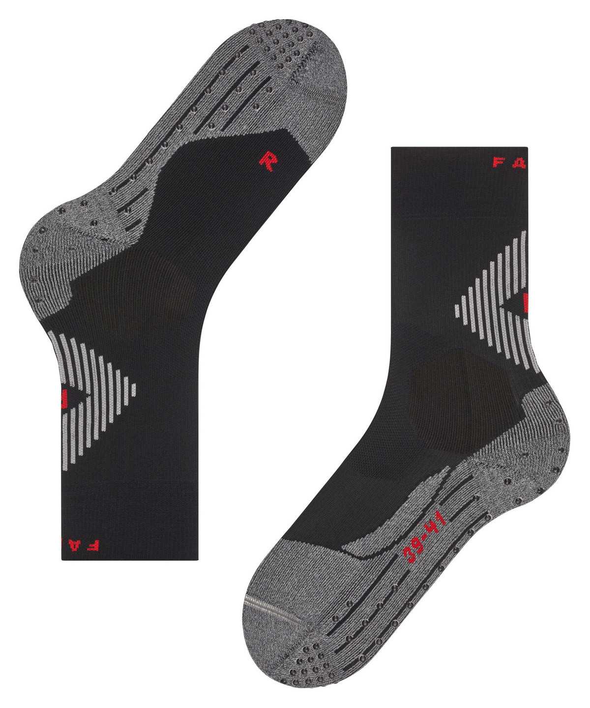 Skarpetki Falke 4GRIP Stabilizing Socks Męskie Czarne | TCIELB-930