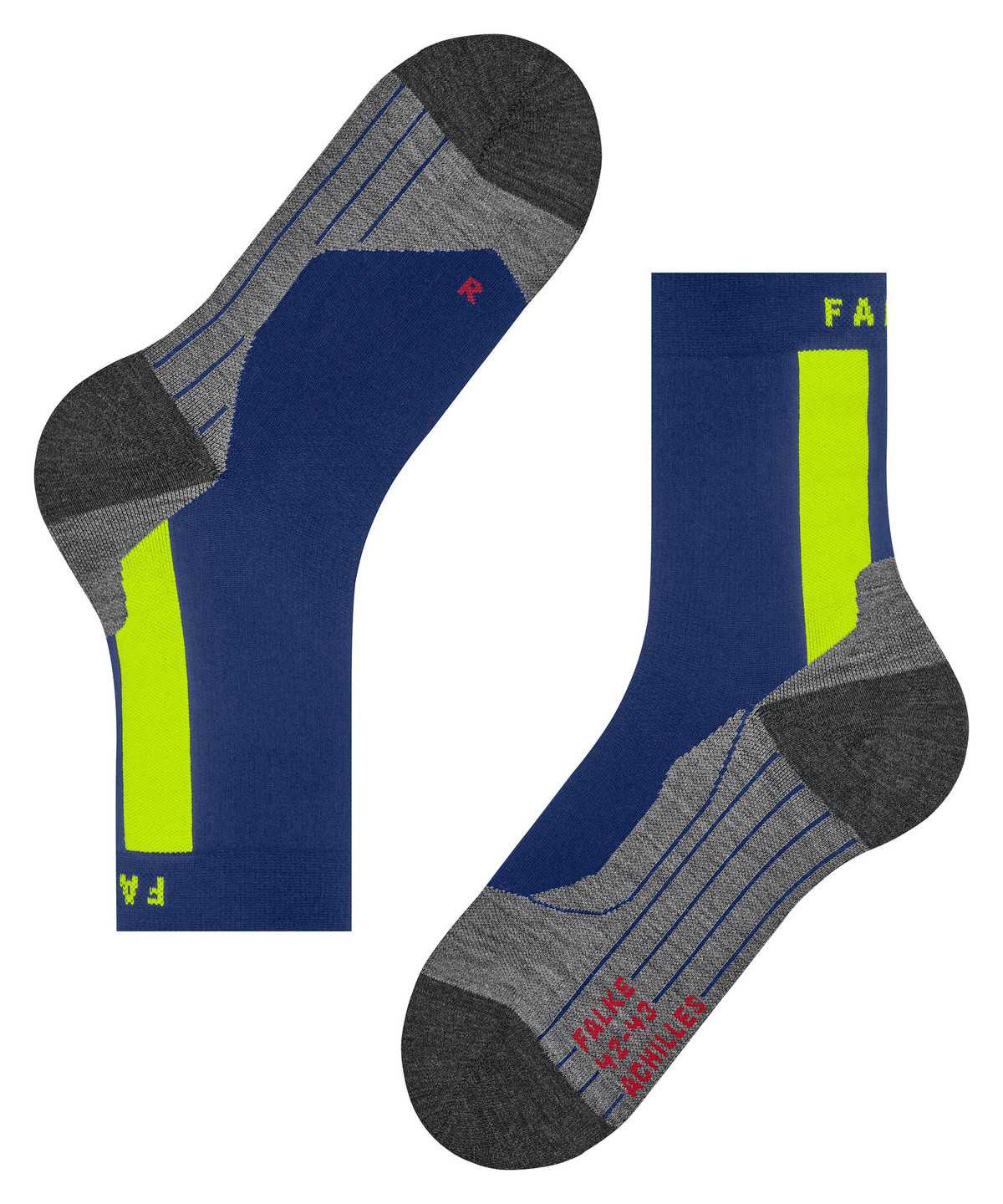 Skarpetki Falke Achilles Socks Health Męskie Niebieskie | GWJCAP-841