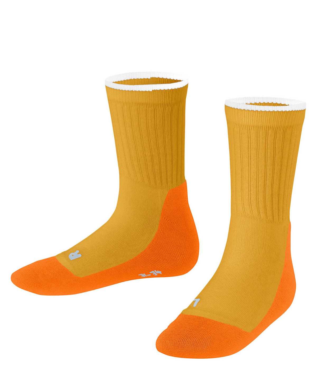 Skarpetki Falke Active Everyday Socks Dziecięce Żółte | RYIBUW-742