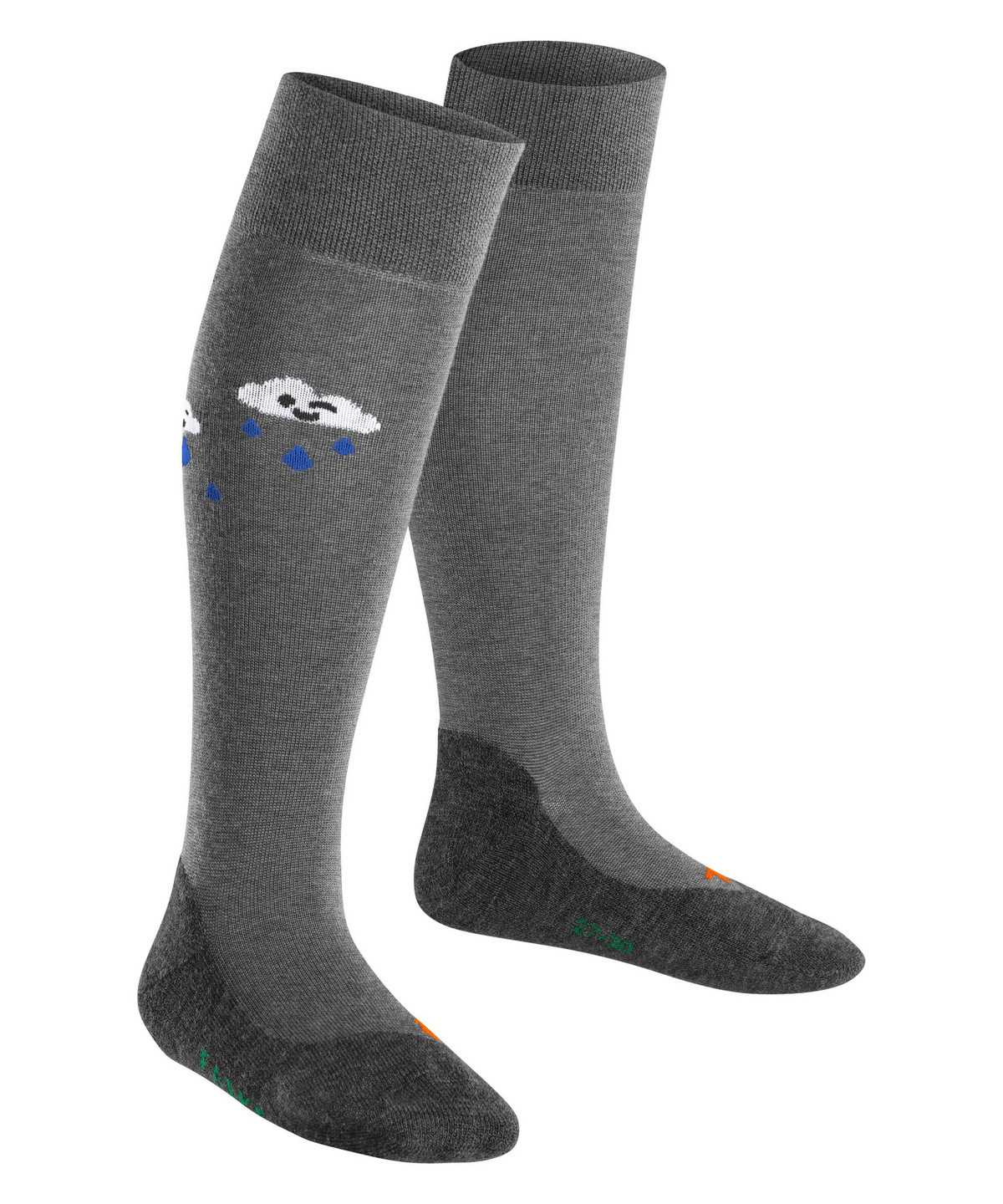 Skarpetki Falke Active Rainboot Knee-high Socks Dziecięce Szare | OCPLDF-061