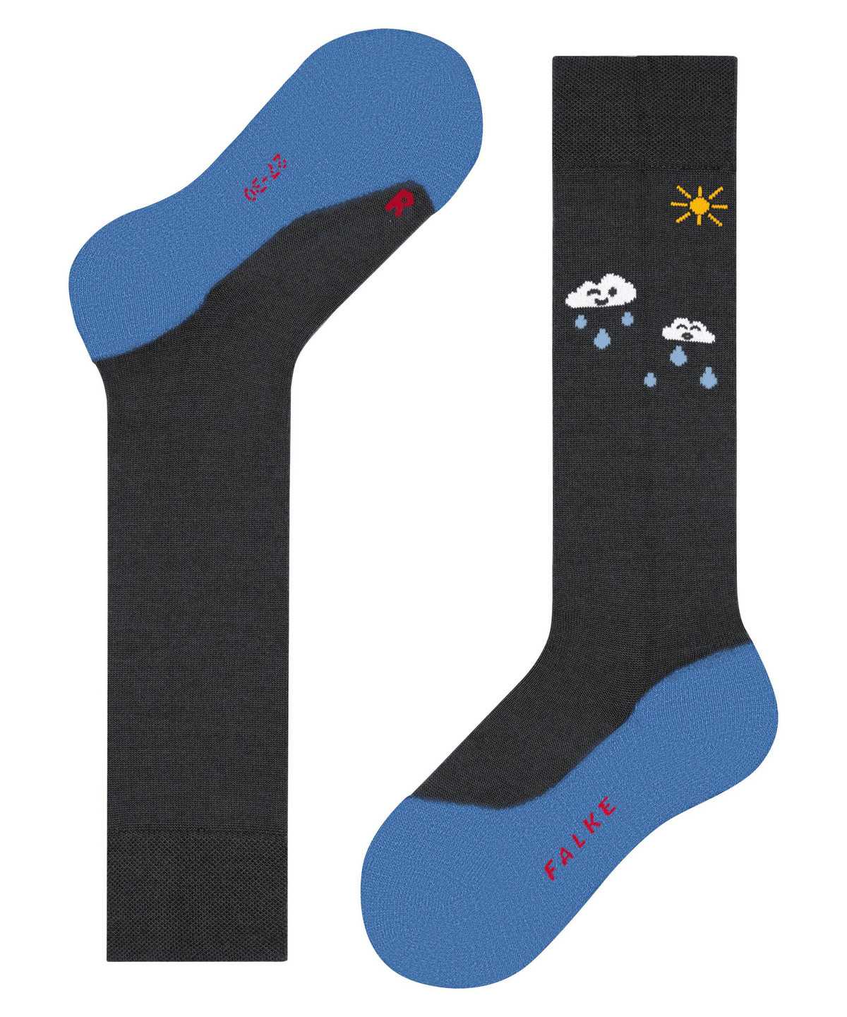 Skarpetki Falke Active Rainboot Knee-high Socks Dziecięce Niebieskie | MAEIRY-703