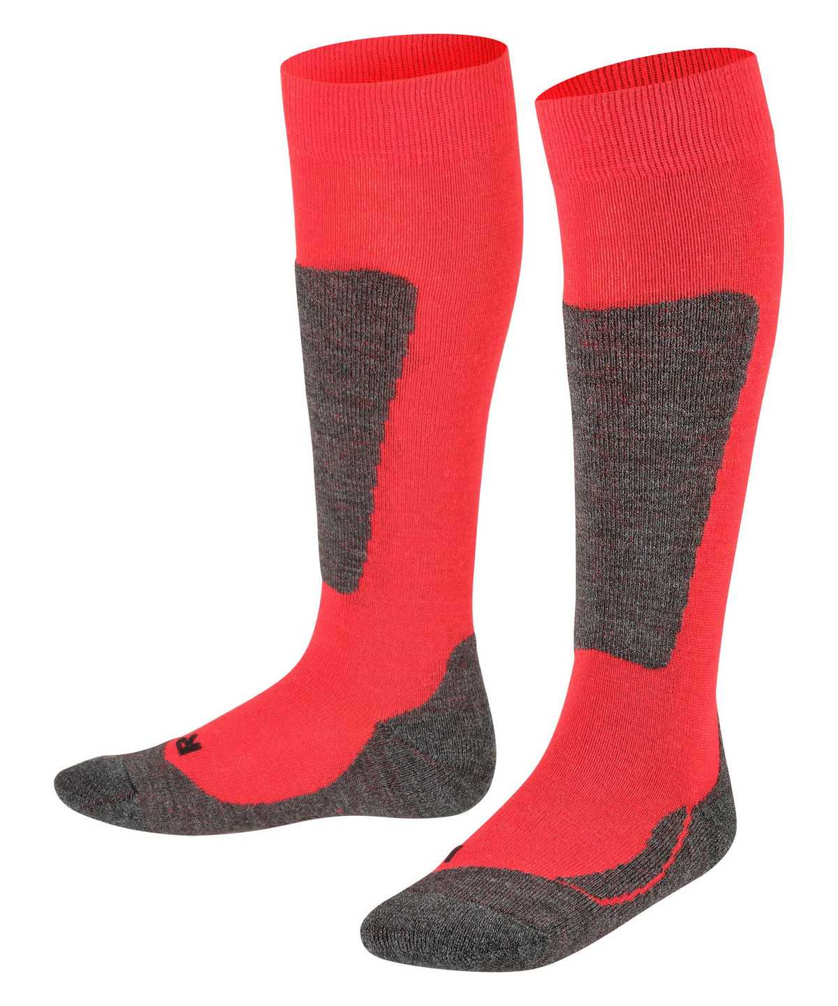 Skarpetki Falke Active Ski Knee-high Socks Dziecięce Czerwone | GNQIEV-592