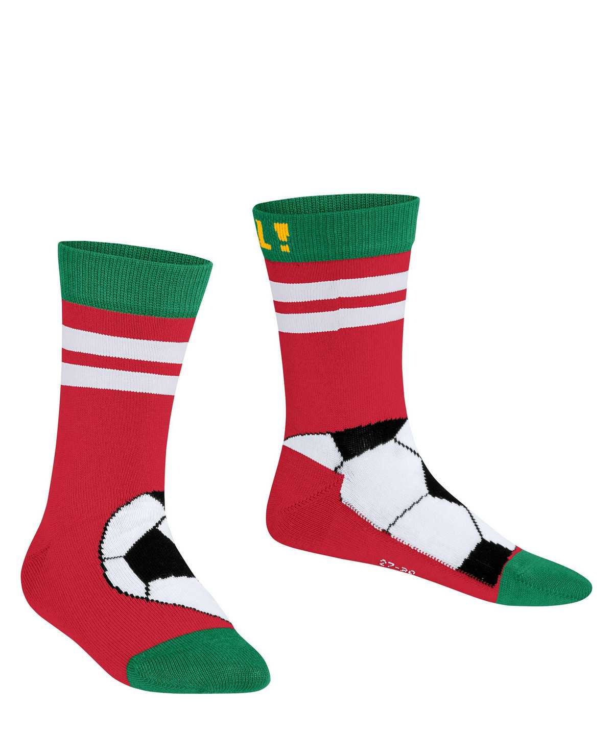 Skarpetki Falke Active Soccer Socks Dziecięce Czerwone | PMWOXK-245