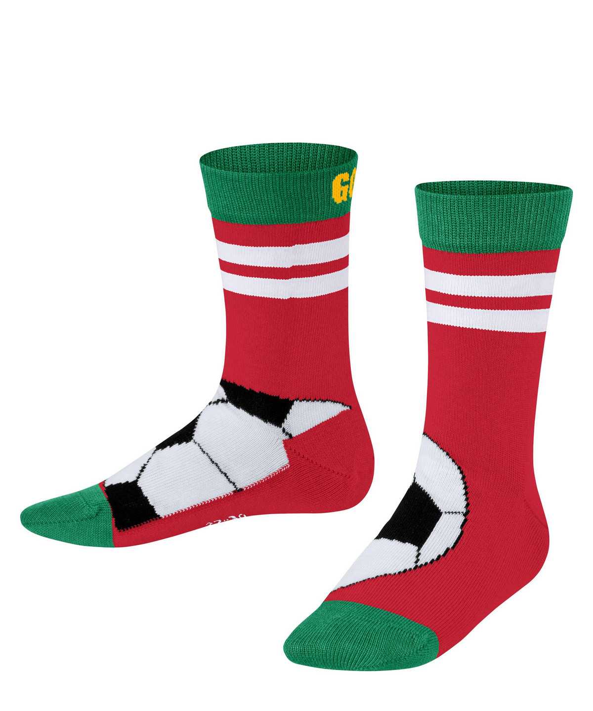 Skarpetki Falke Active Soccer Socks Dziecięce Czerwone | PMWOXK-245