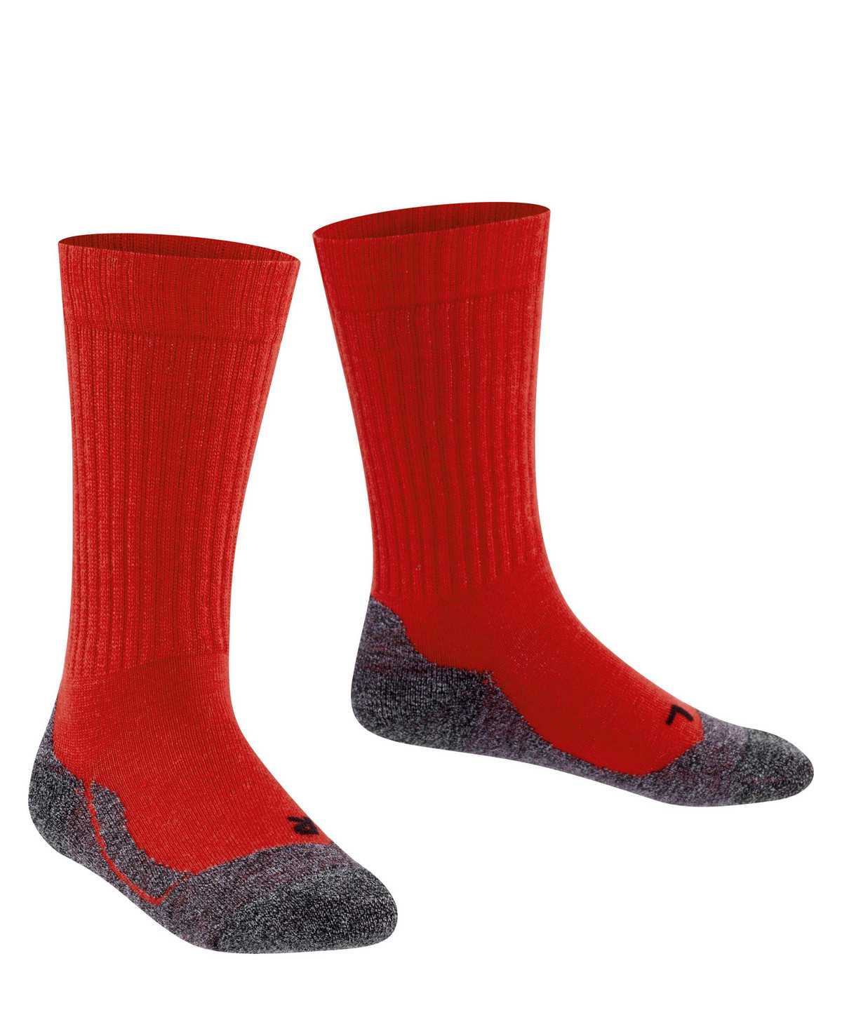 Skarpetki Falke Active Warm Socks Dziecięce Czerwone | SKLIDA-513