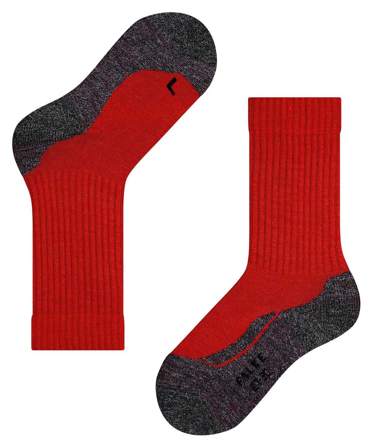 Skarpetki Falke Active Warm Socks Dziecięce Czerwone | SKLIDA-513