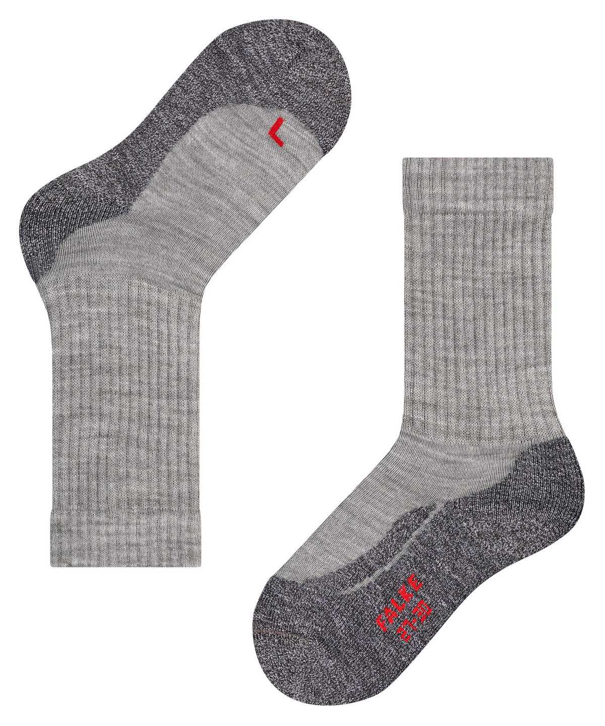 Skarpetki Falke Active Warm Socks Dziecięce Szare | YHDMCG-712