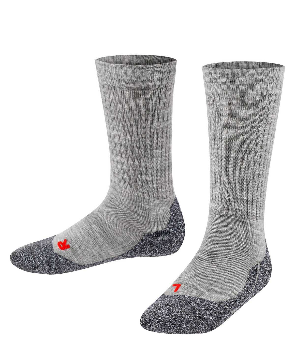 Skarpetki Falke Active Warm Socks Dziecięce Szare | YHDMCG-712