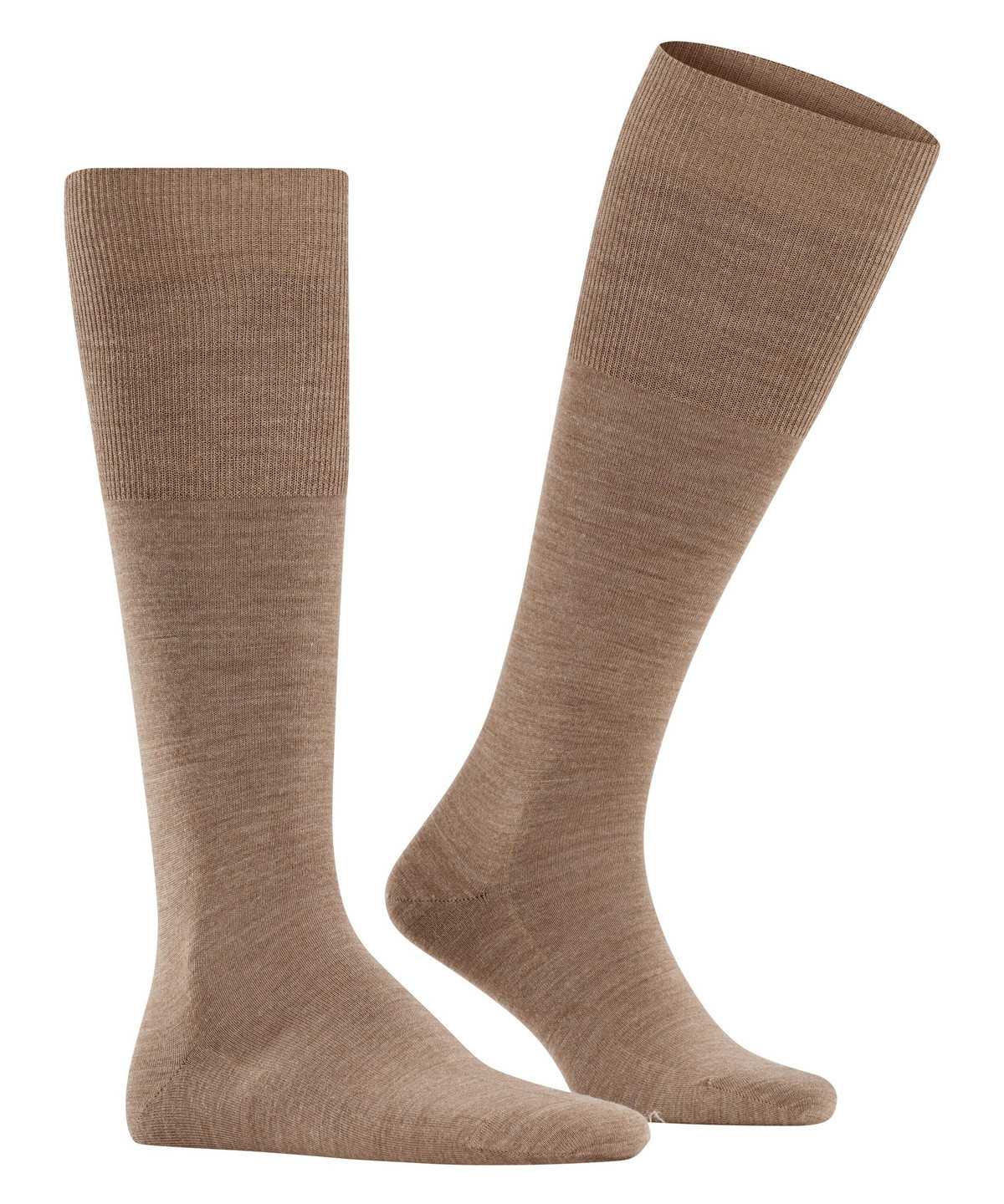 Skarpetki Falke Airport Knee-high Socks Męskie Brązowe | KJMTBW-169