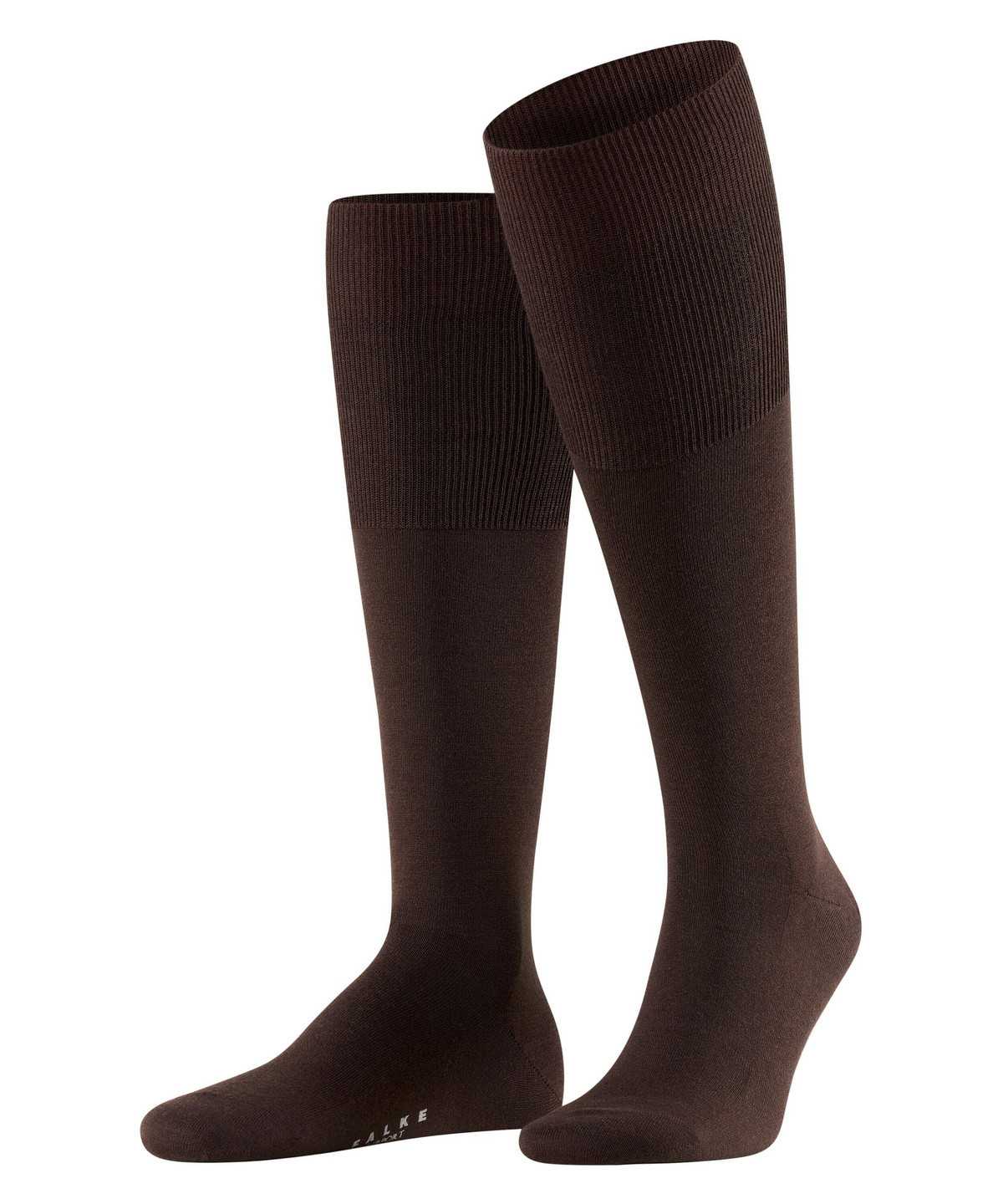 Skarpetki Falke Airport Knee-high Socks Męskie Brązowe | RGCATL-685