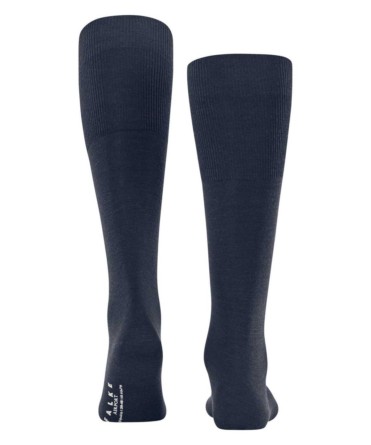 Skarpetki Falke Airport Knee-high Socks Męskie Niebieskie | BWSZMY-428