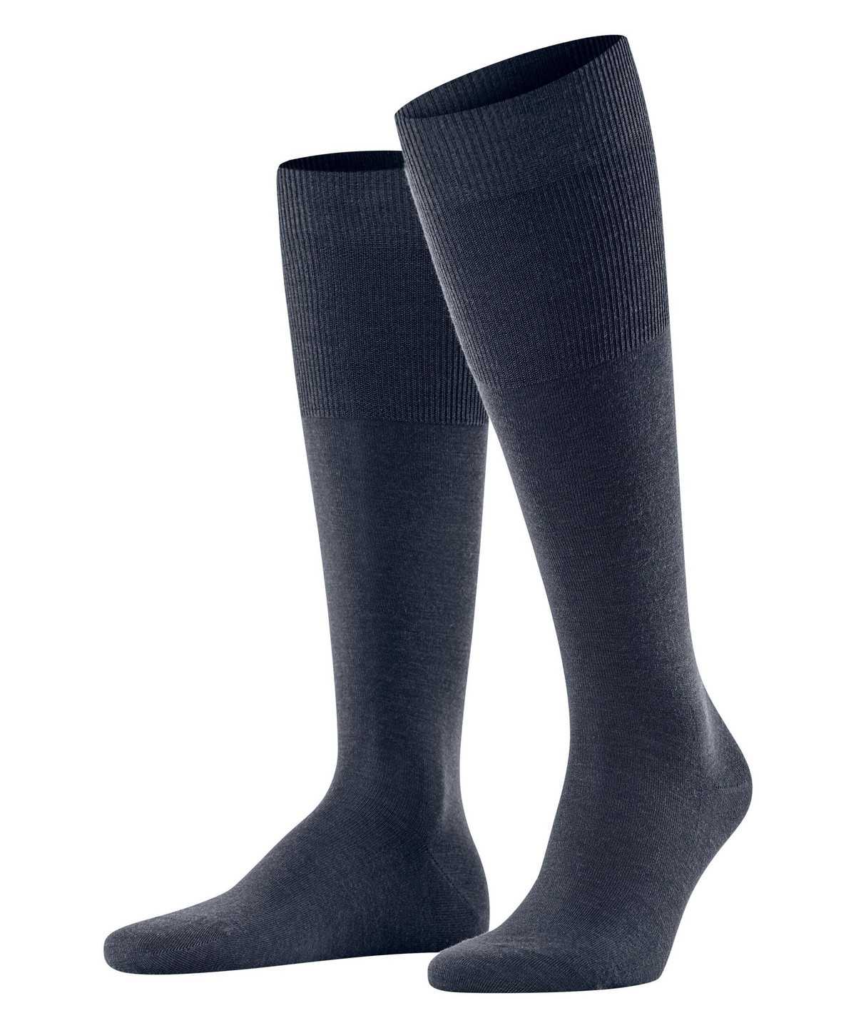 Skarpetki Falke Airport Knee-high Socks Męskie Niebieskie | BWSZMY-428