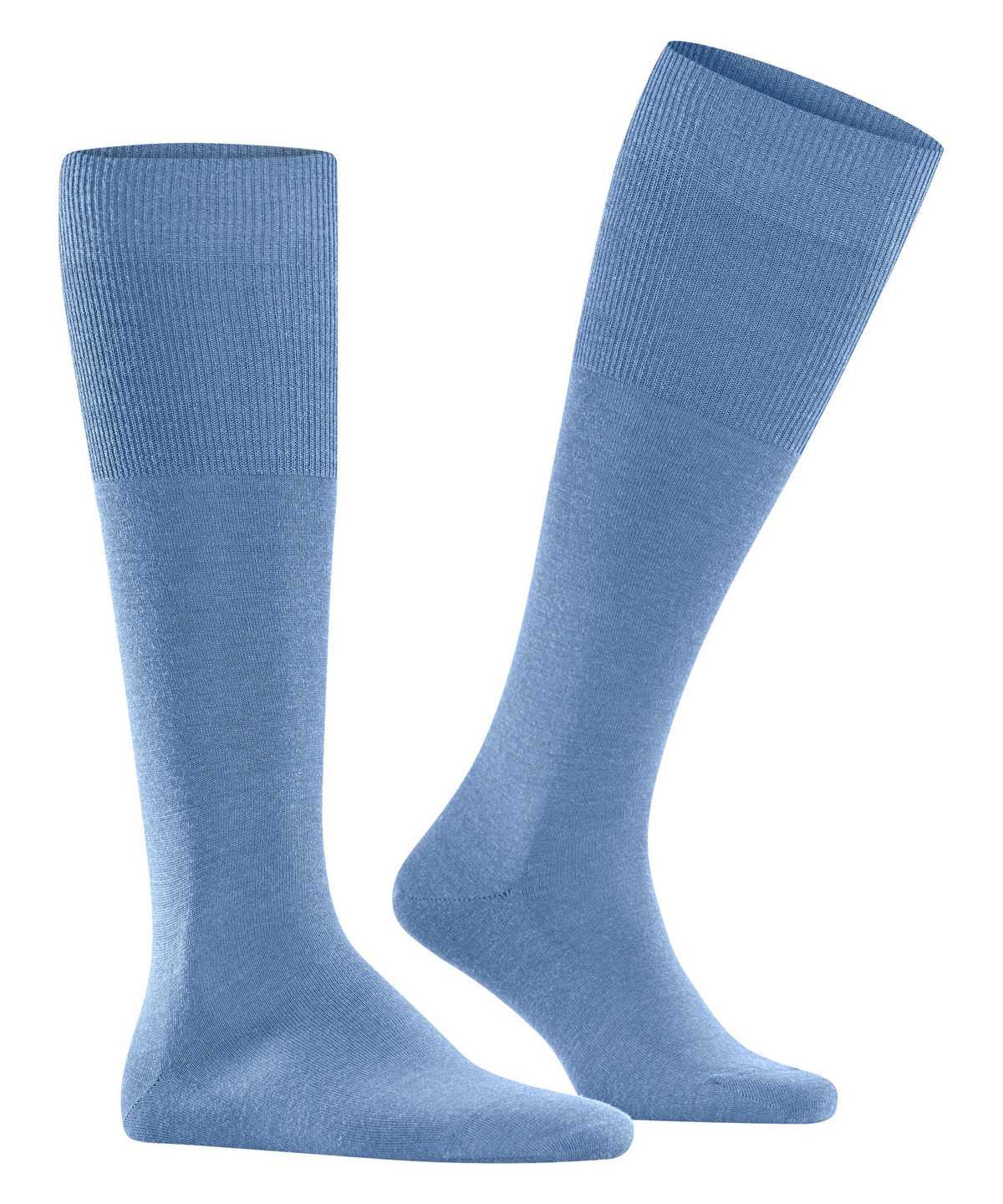 Skarpetki Falke Airport Knee-high Socks Męskie Niebieskie | ZHKVMP-153