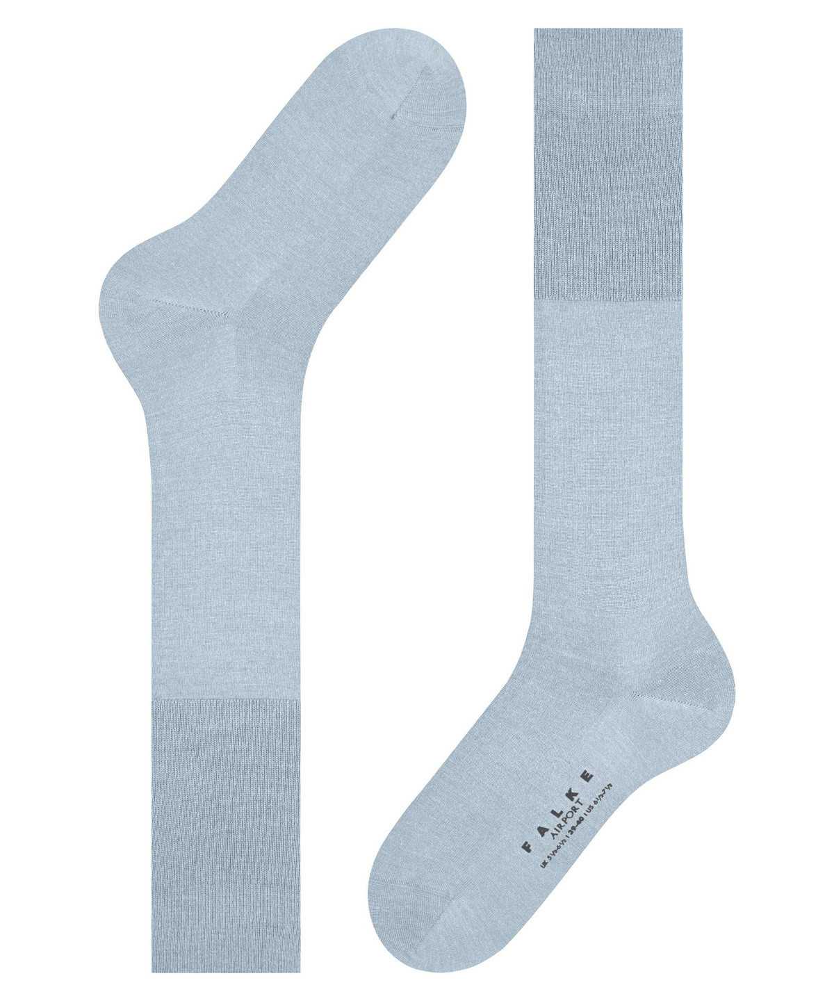 Skarpetki Falke Airport Knee-high Socks Męskie Niebieskie | QFSBJV-328