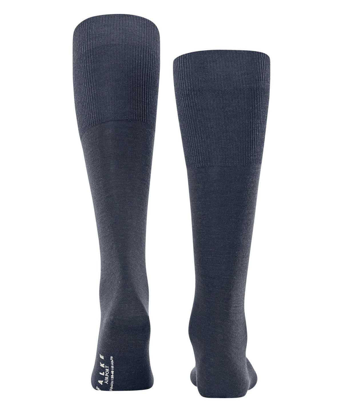 Skarpetki Falke Airport Knee-high Socks Męskie Niebieskie | CZUKXB-642