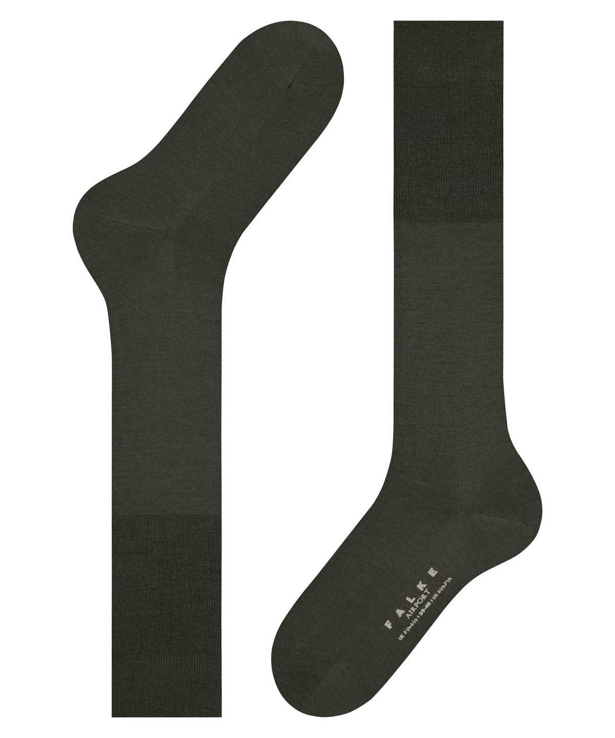 Skarpetki Falke Airport Knee-high Socks Męskie Zielone | UJXGVZ-372