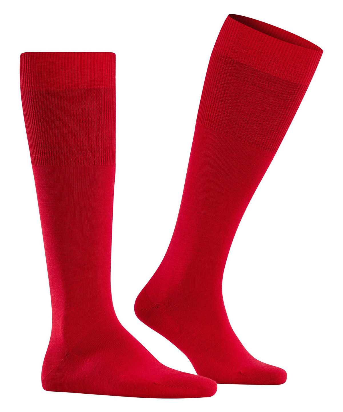 Skarpetki Falke Airport Knee-high Socks Męskie Czerwone | PJEGMF-437