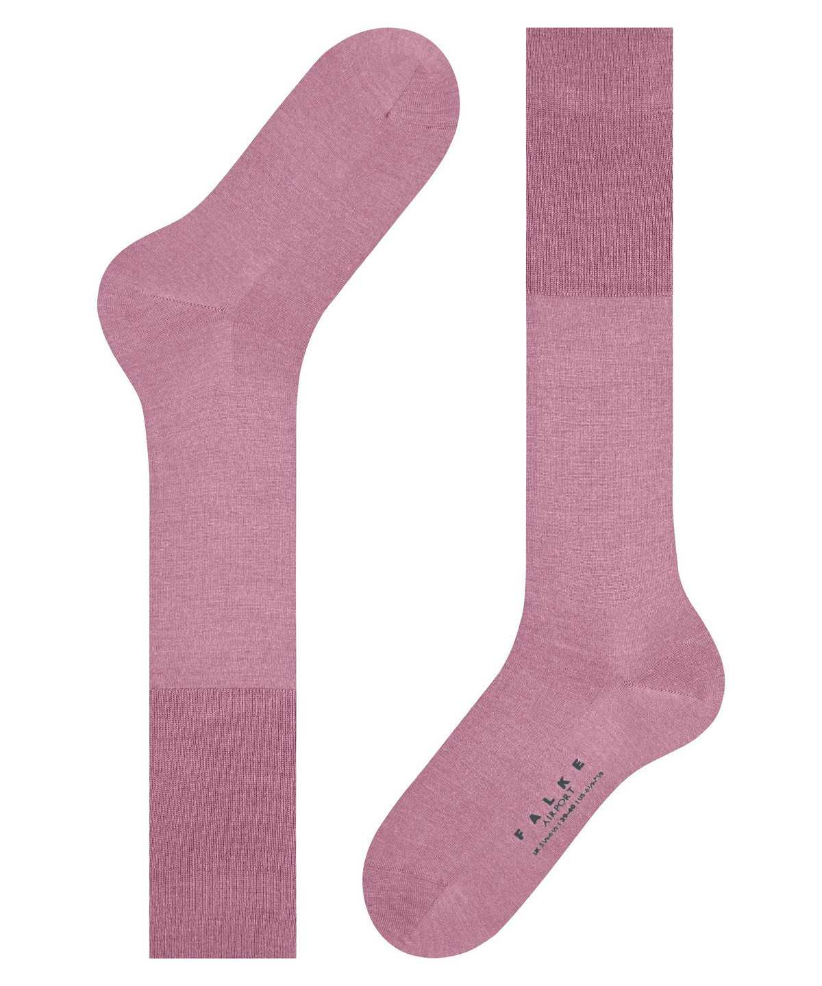 Skarpetki Falke Airport Knee-high Socks Męskie Różowe | YOKPDX-632