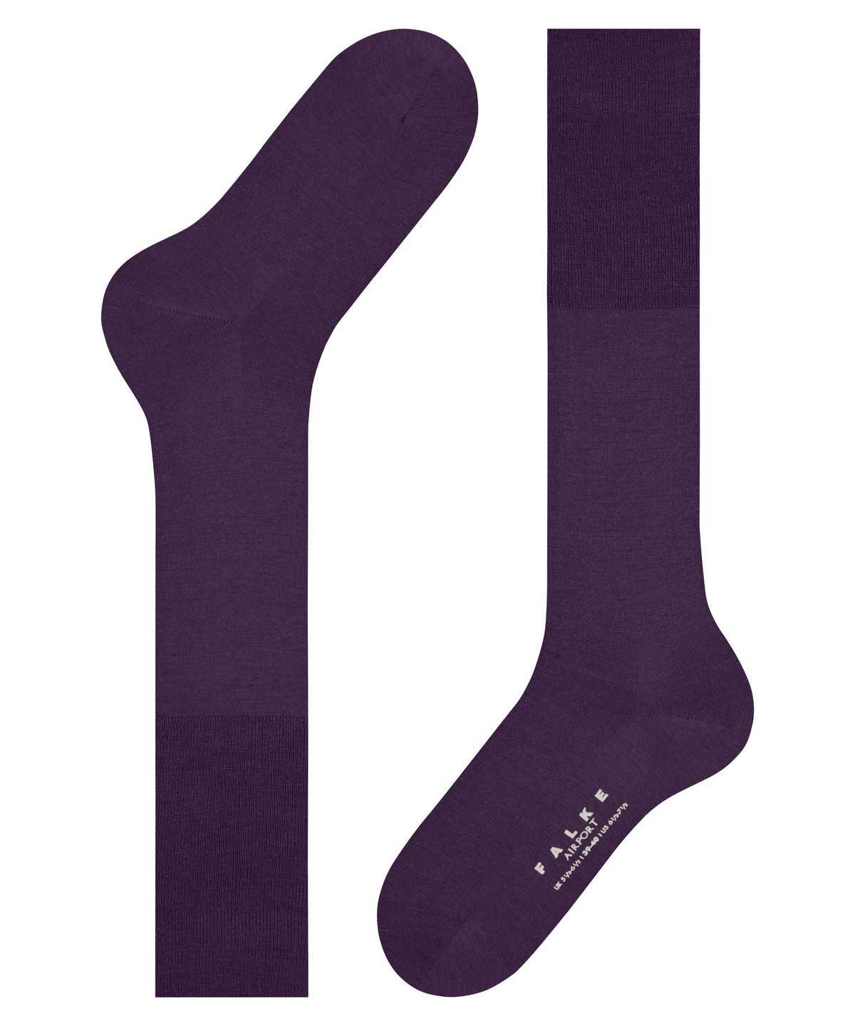 Skarpetki Falke Airport Knee-high Socks Męskie Niebieskie | BOFPUX-917