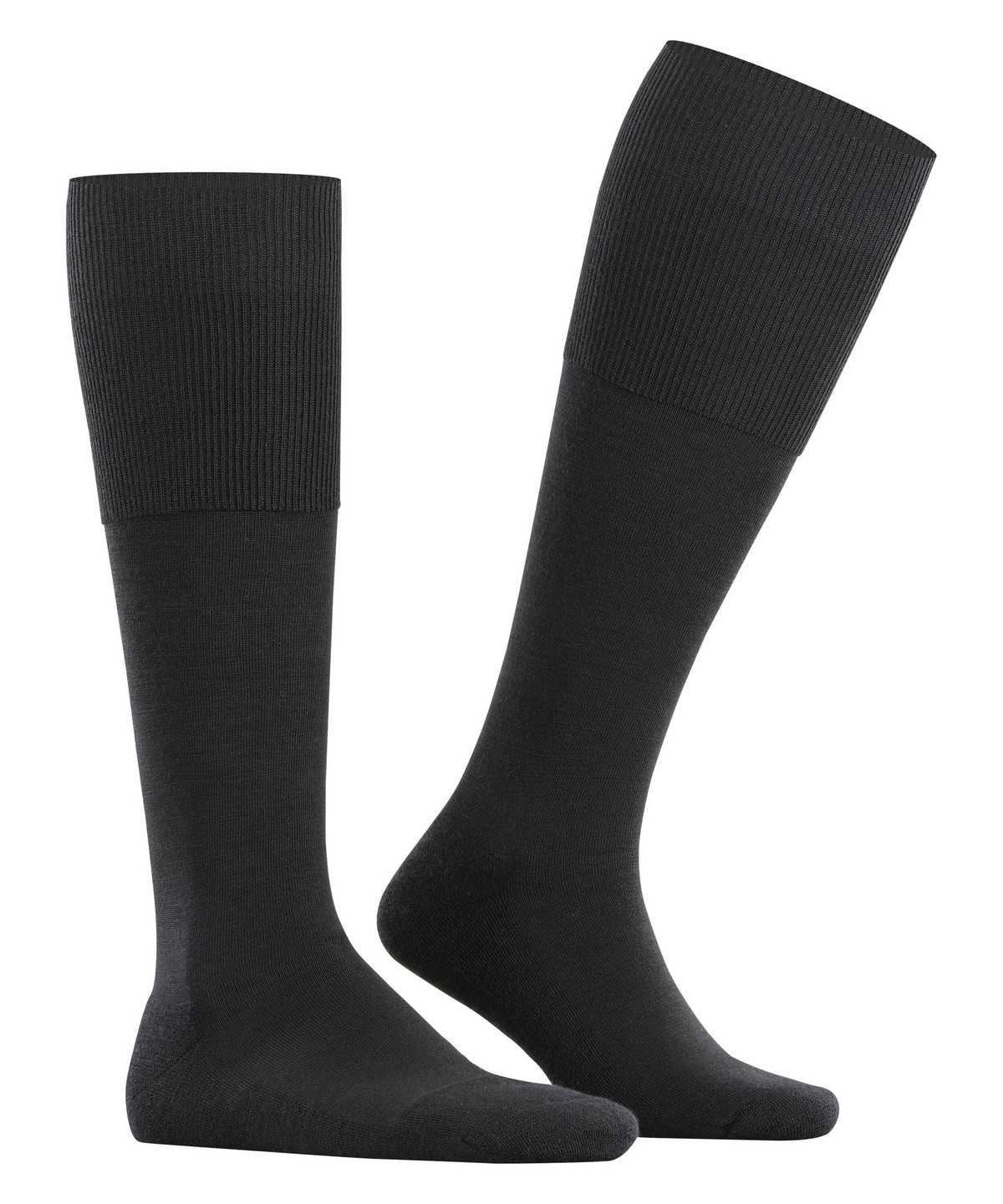 Skarpetki Falke Airport Plus Knee-high Socks Męskie Czarne | OYFMUJ-831