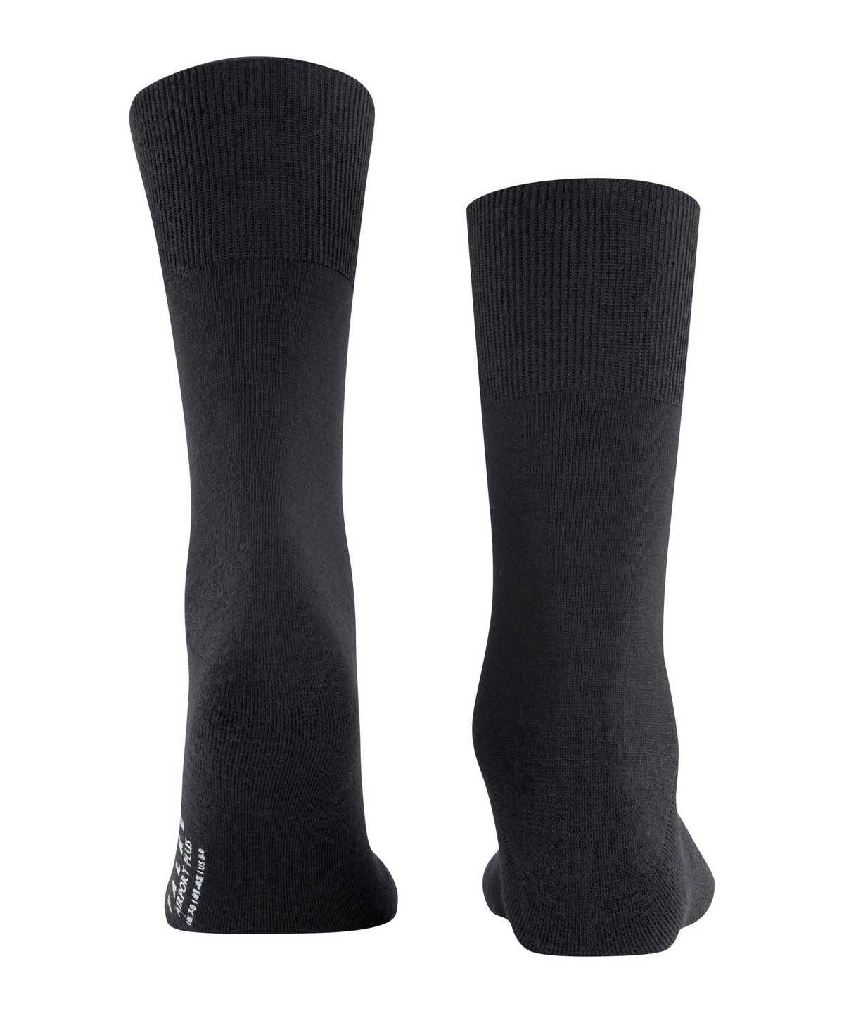 Skarpetki Falke Airport Plus Socks Męskie Czarne | YMNJCO-589