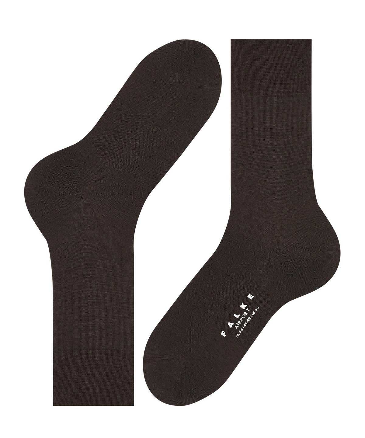 Skarpetki Falke Airport Socks Męskie Brązowe | KNEOVX-914