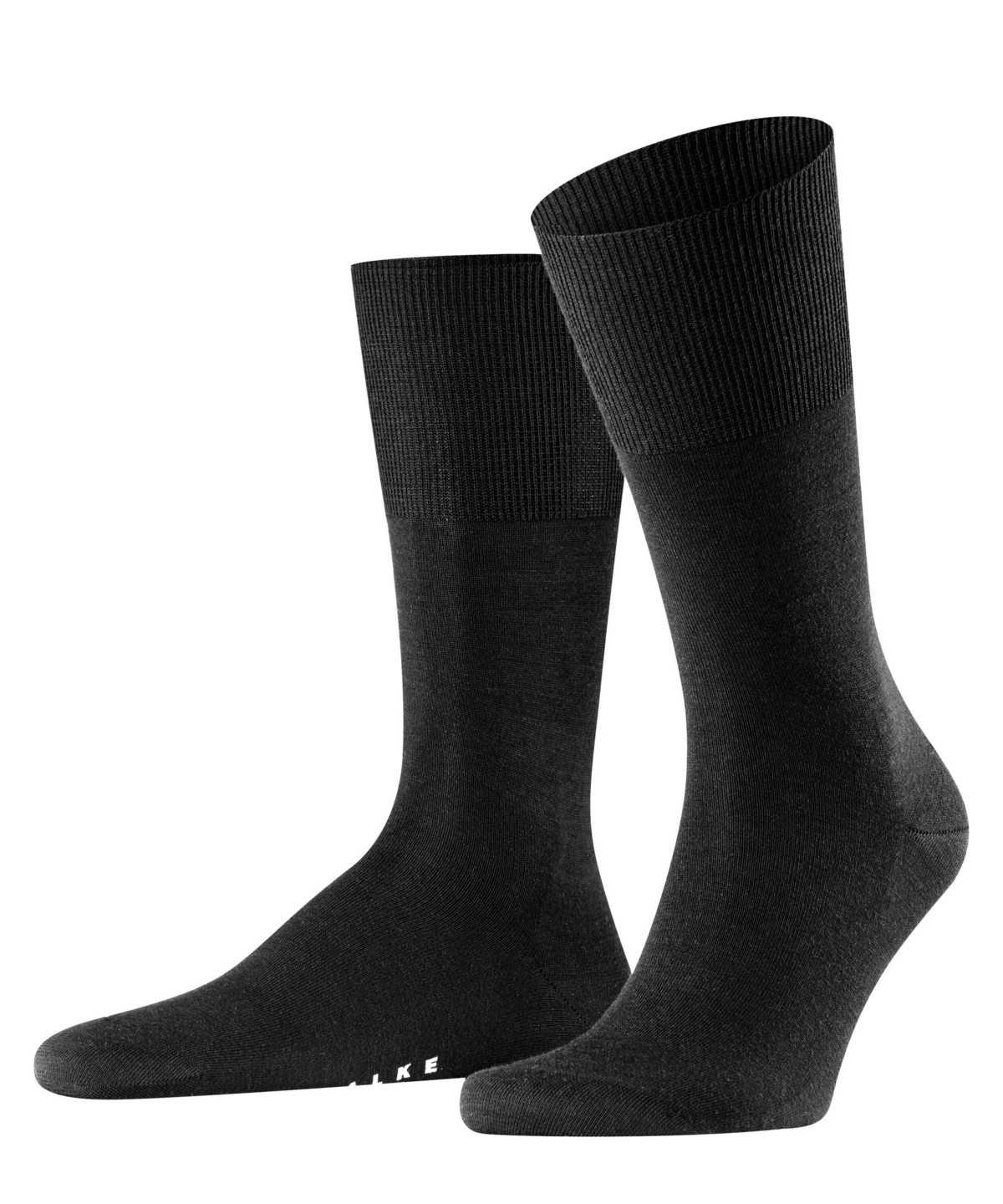 Skarpetki Falke Airport Socks Męskie Czarne | IUXDYV-963