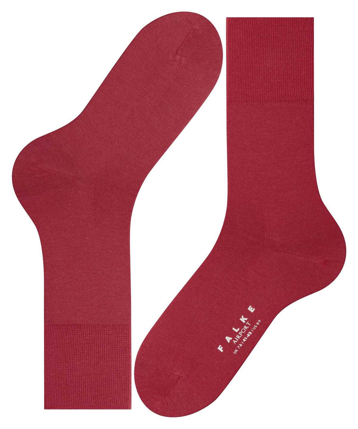 Skarpetki Falke Airport Socks Męskie Czerwone | UGXSCB-046