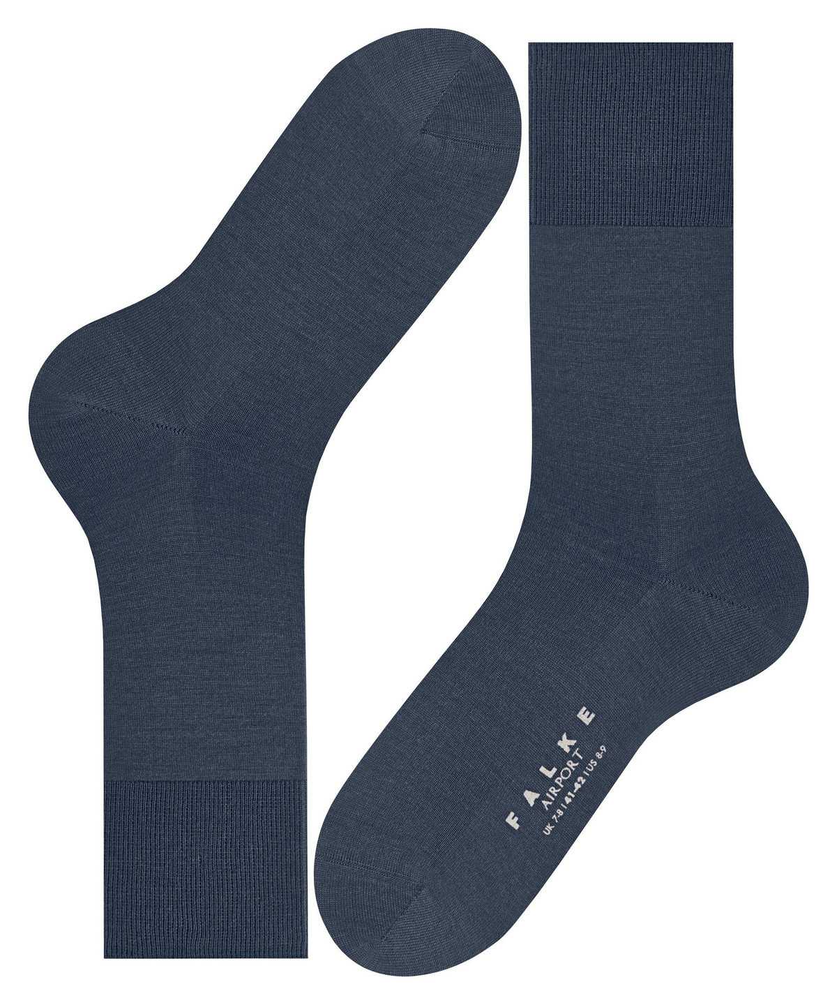 Skarpetki Falke Airport Socks Męskie Niebieskie | TVXYUH-918