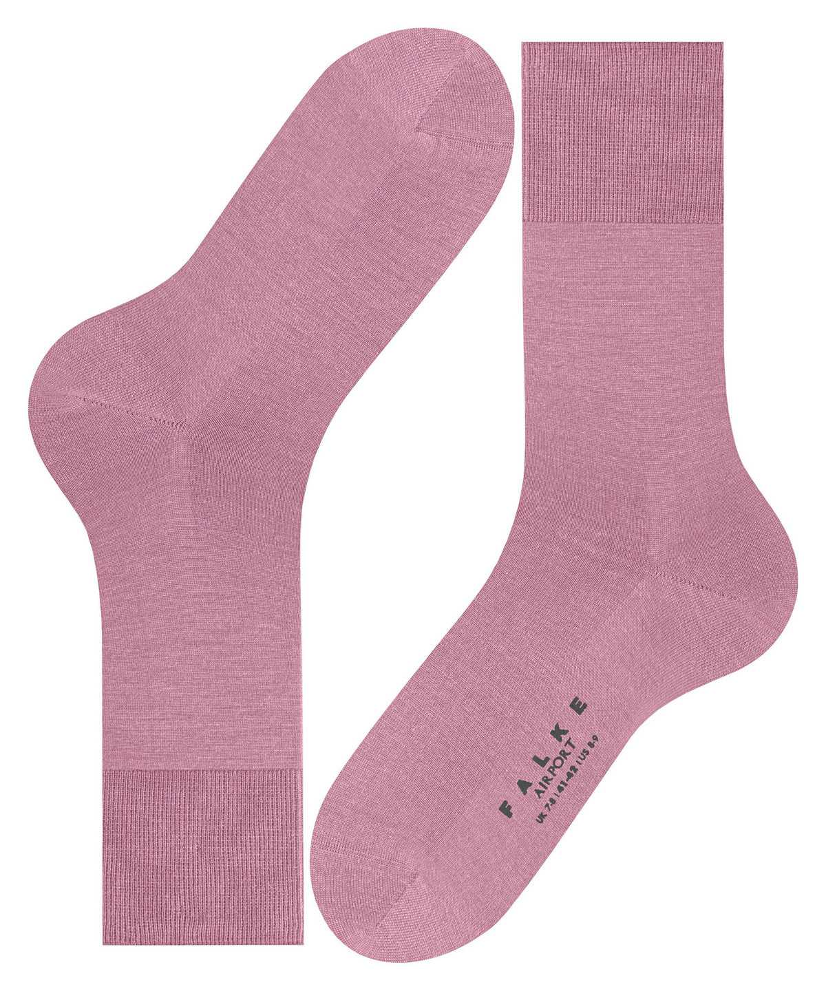 Skarpetki Falke Airport Socks Męskie Różowe | YWAHXI-349