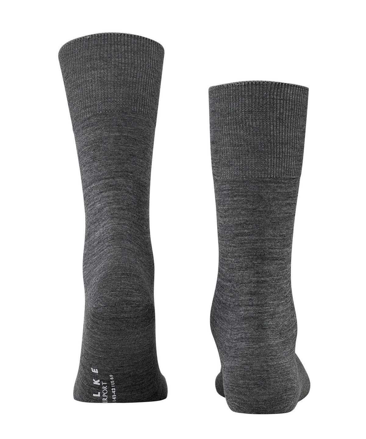 Skarpetki Falke Airport Socks Męskie Szare | XJLTSN-130