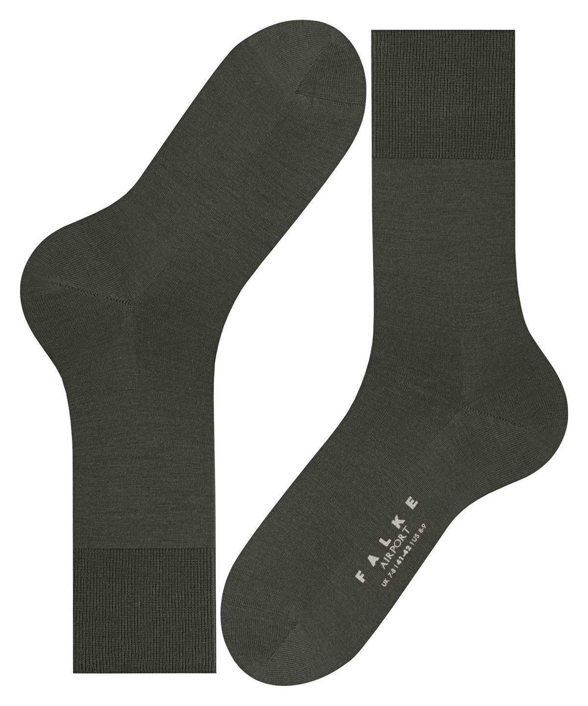 Skarpetki Falke Airport Socks Męskie Zielone | BCMLHN-874