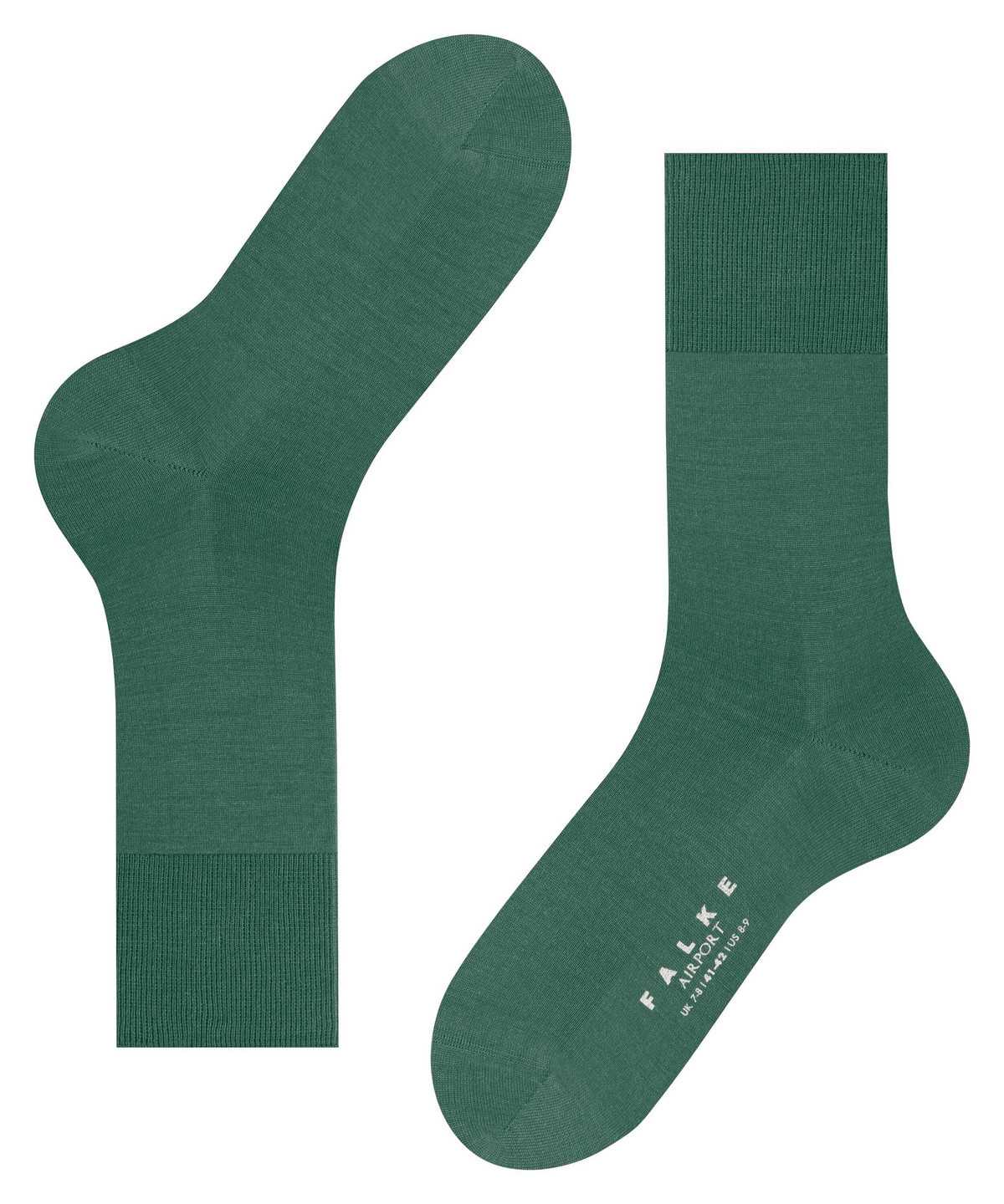 Skarpetki Falke Airport Socks Męskie Zielone | BHYUEN-249