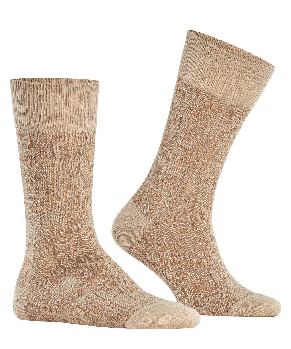 Skarpetki Falke Artisanship Socks Męskie Beżowe | NUGOQW-021