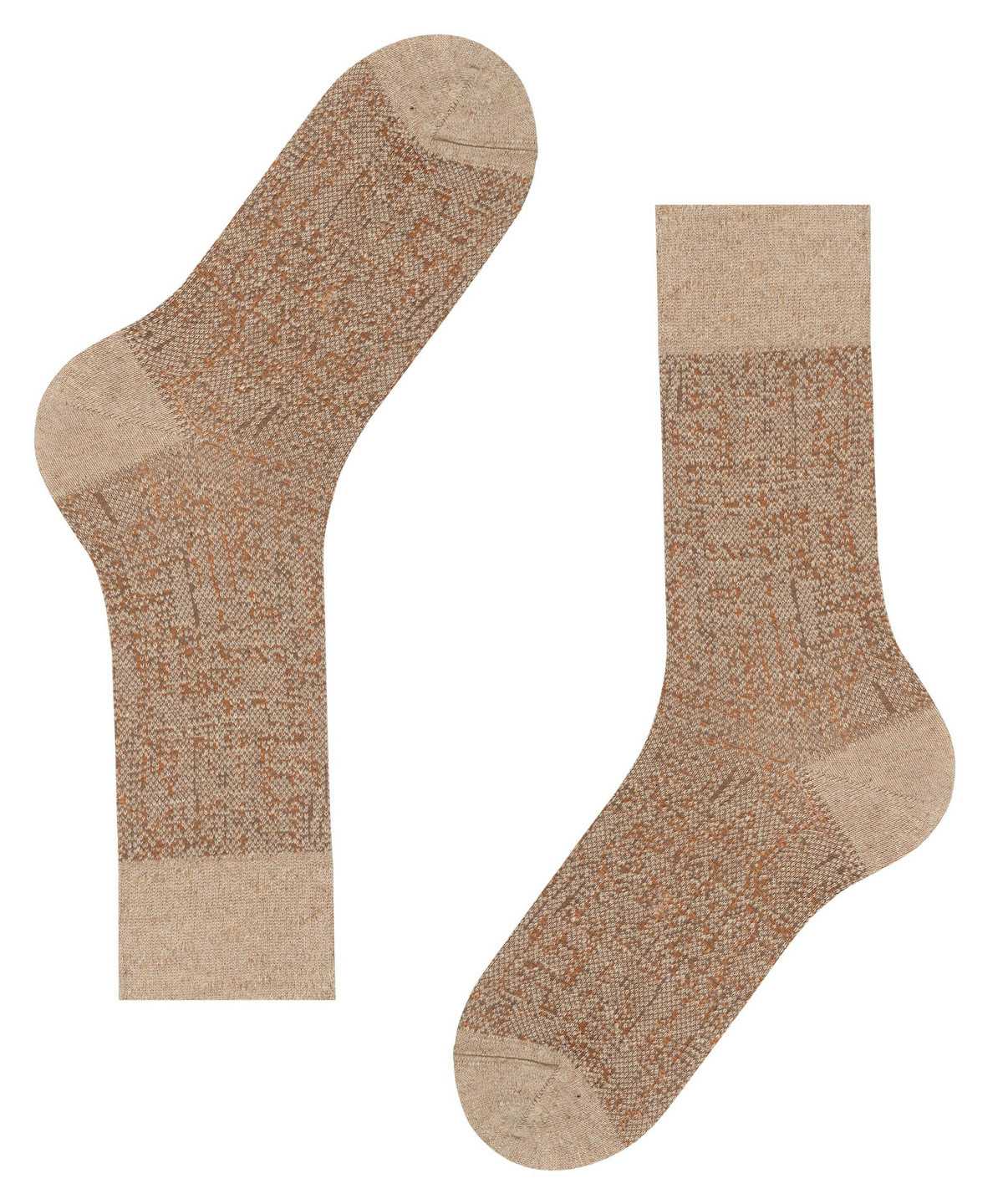 Skarpetki Falke Artisanship Socks Męskie Beżowe | NUGOQW-021