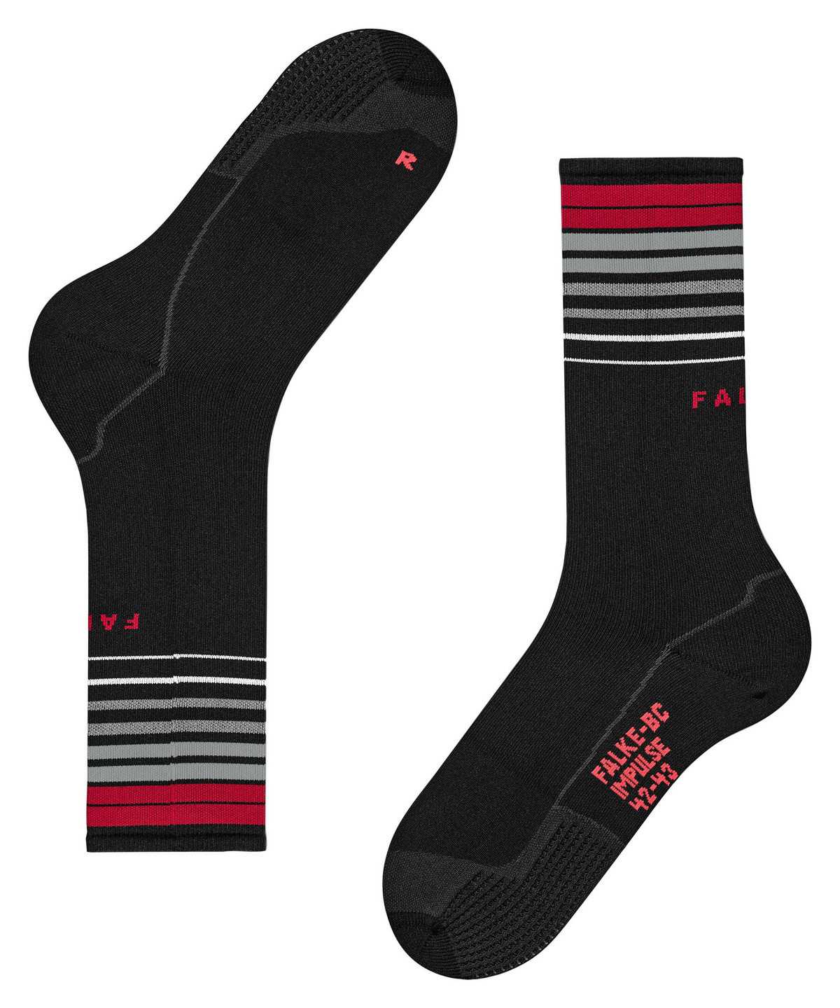 Skarpetki Falke BC Impulse Biking Socks Męskie Czarne | CJPAIT-418