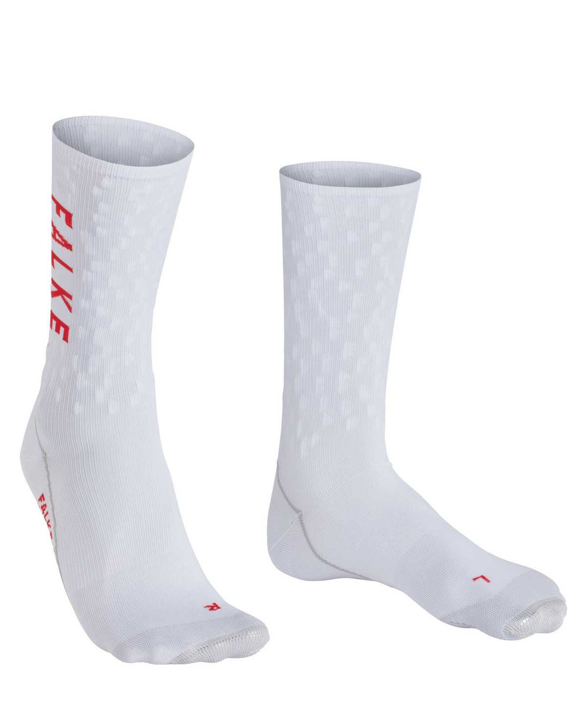 Skarpetki Falke BC Impulse Biking Socks Męskie Białe | RWFQUB-931