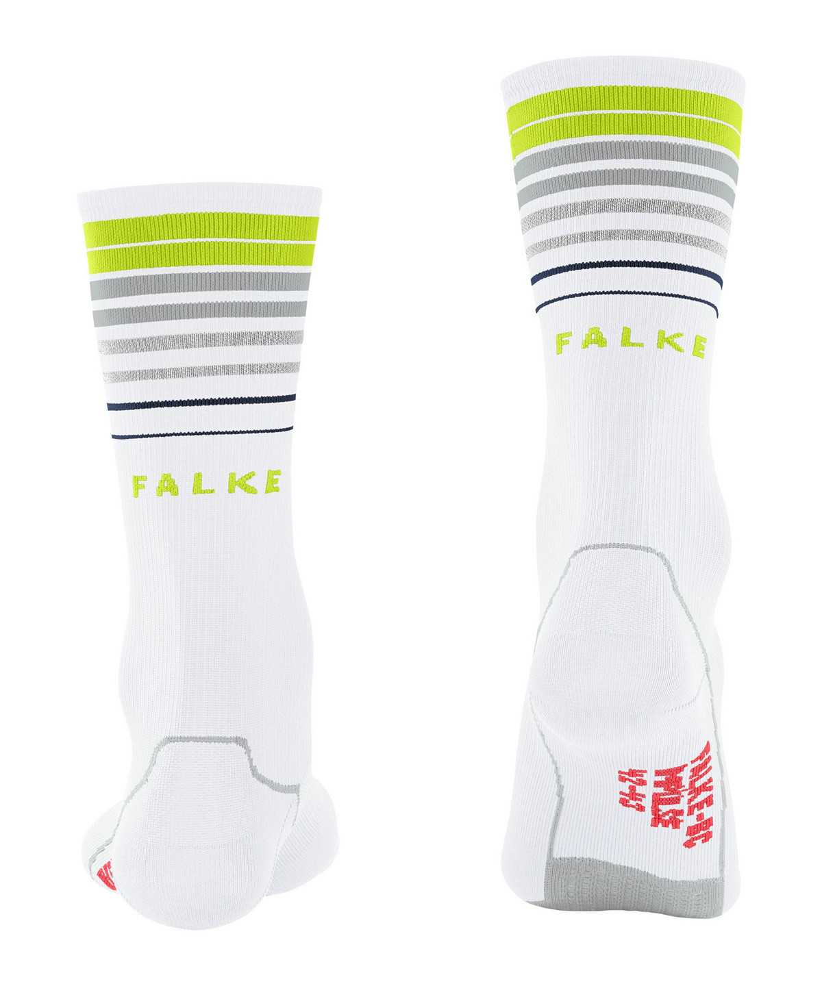 Skarpetki Falke BC Impulse Biking Socks Męskie Białe | FUGNEK-203