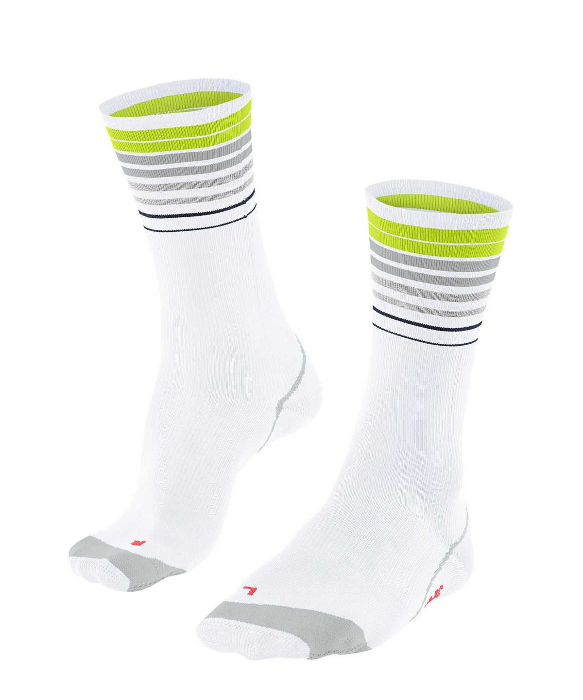 Skarpetki Falke BC Impulse Biking Socks Męskie Białe | FUGNEK-203