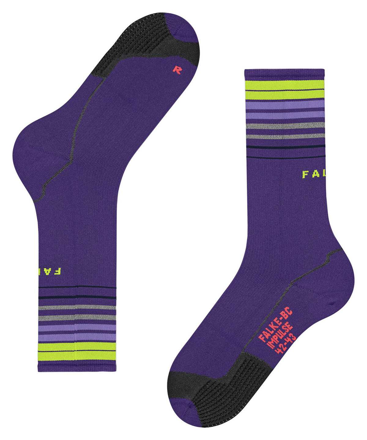 Skarpetki Falke BC Impulse Biking Socks Męskie Fioletowe | KBYRPS-812