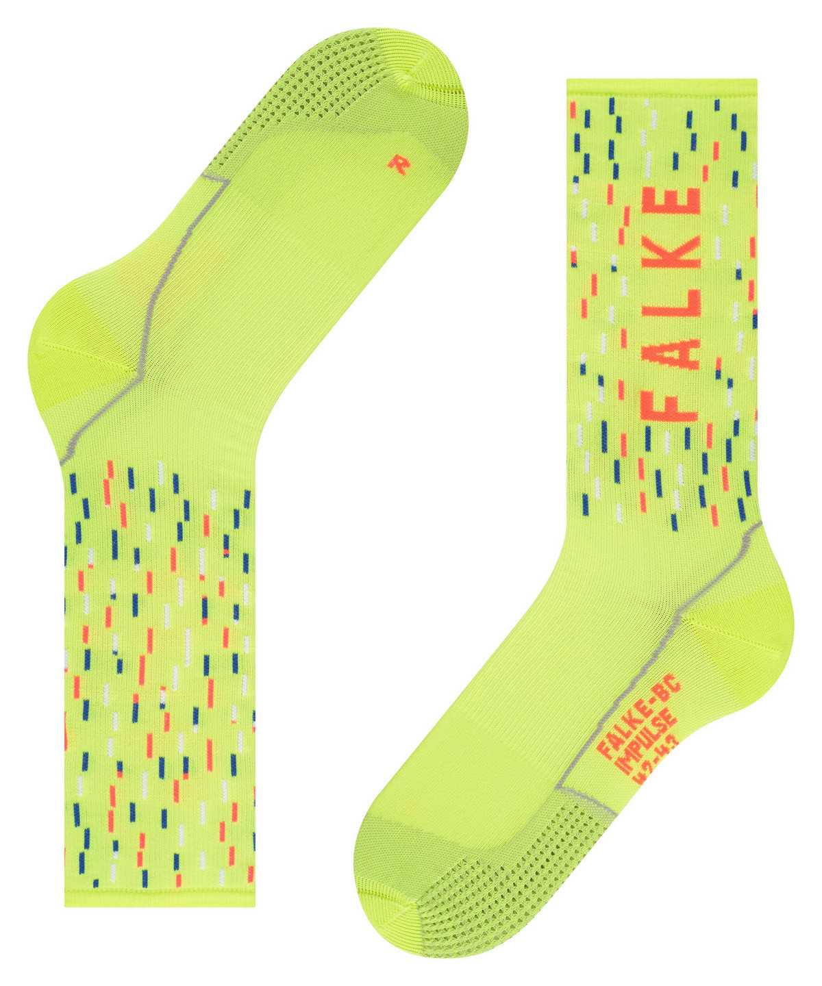 Skarpetki Falke BC Impulse Biking Socks Męskie Żółte | ZWMBRO-961