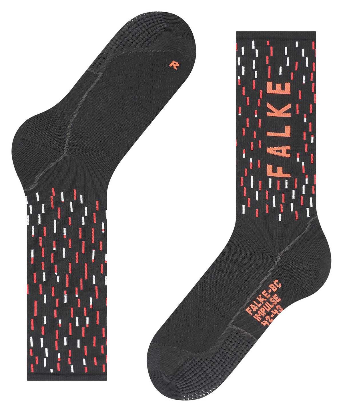 Skarpetki Falke BC Impulse Biking Socks Męskie Czarne | PDZMVK-429