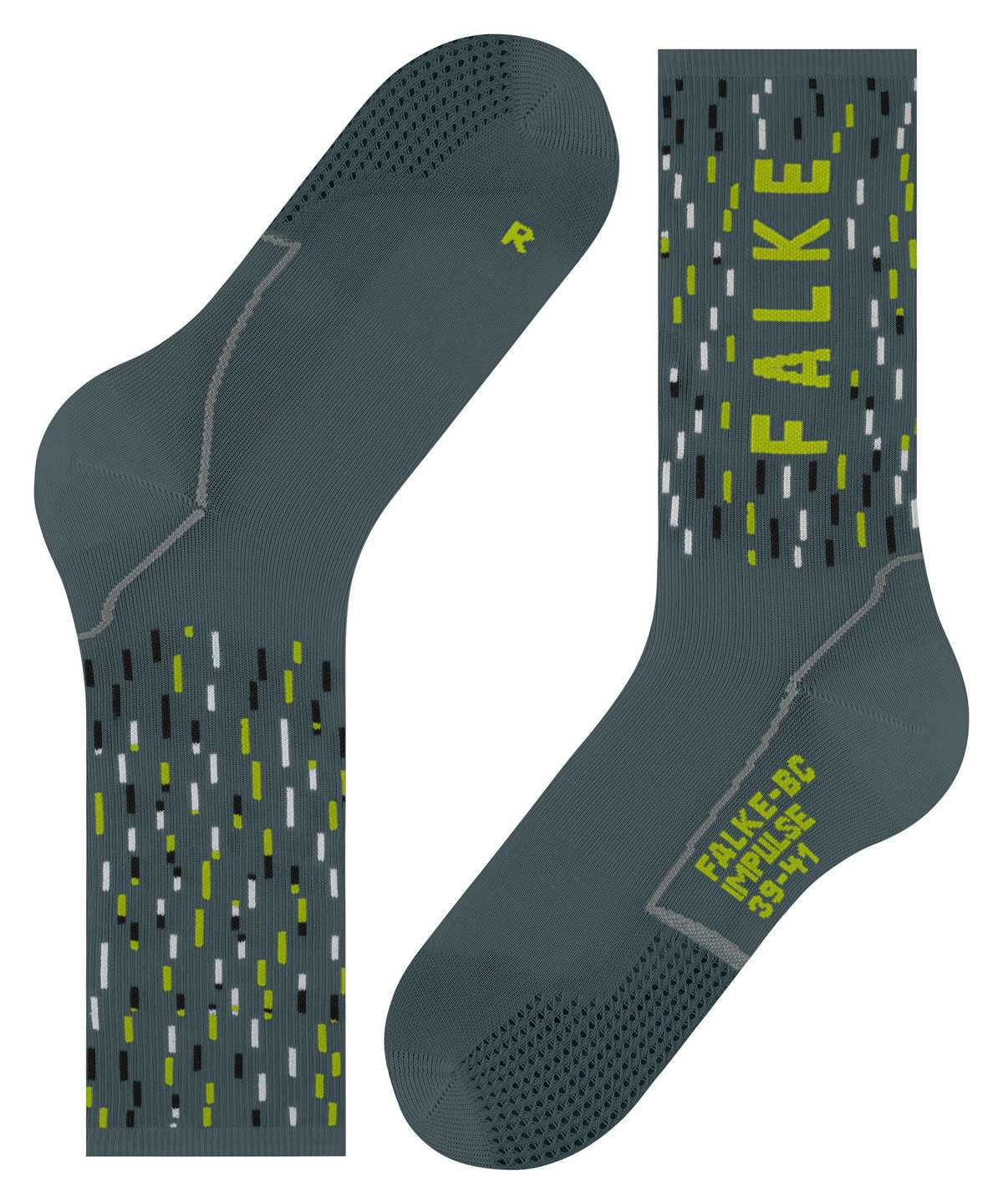 Skarpetki Falke BC Impulse Biking Socks Męskie Szare | ITPGJN-916