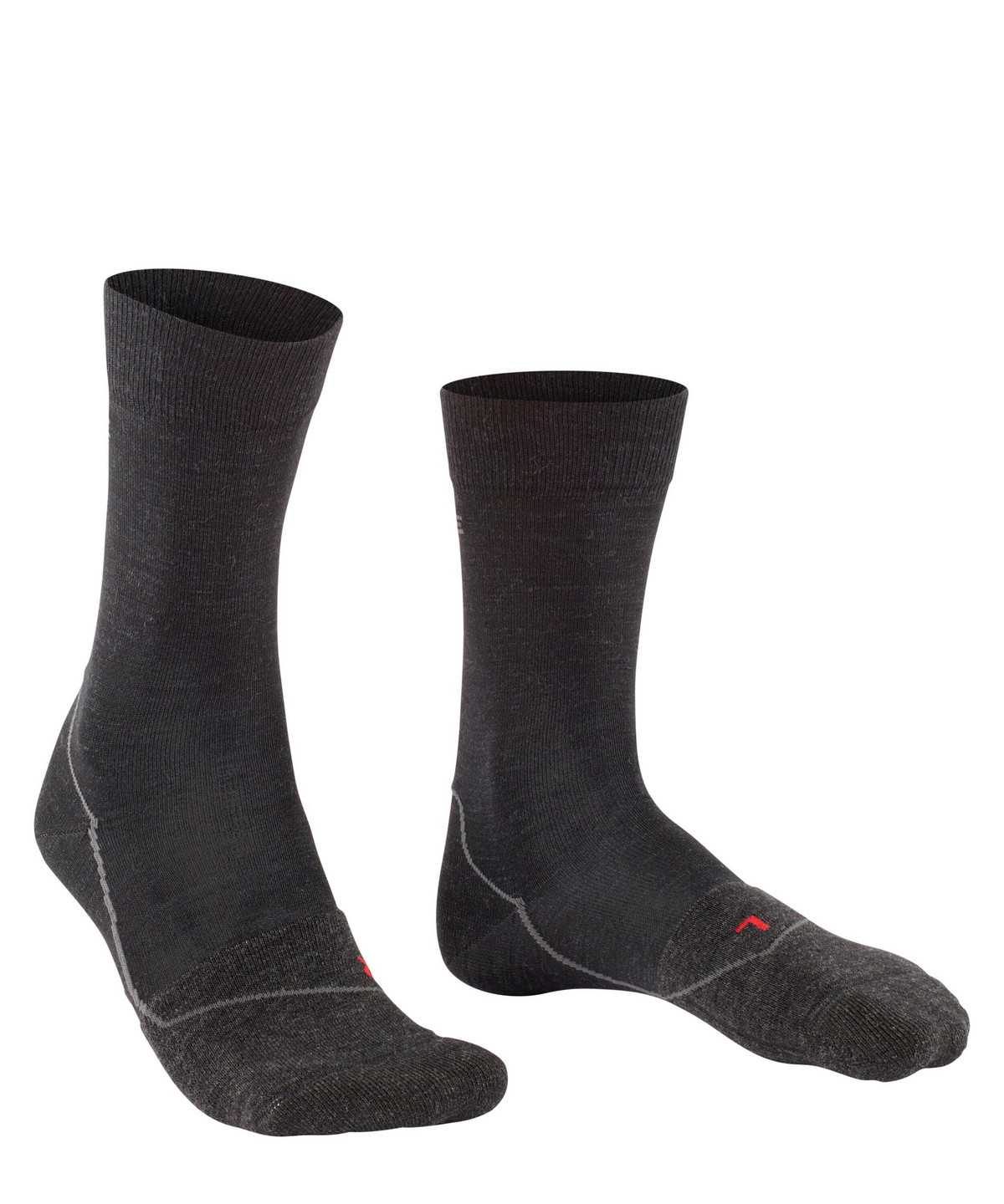 Skarpetki Falke BC Warm Biking Socks Męskie Czarne | JSDXLI-607