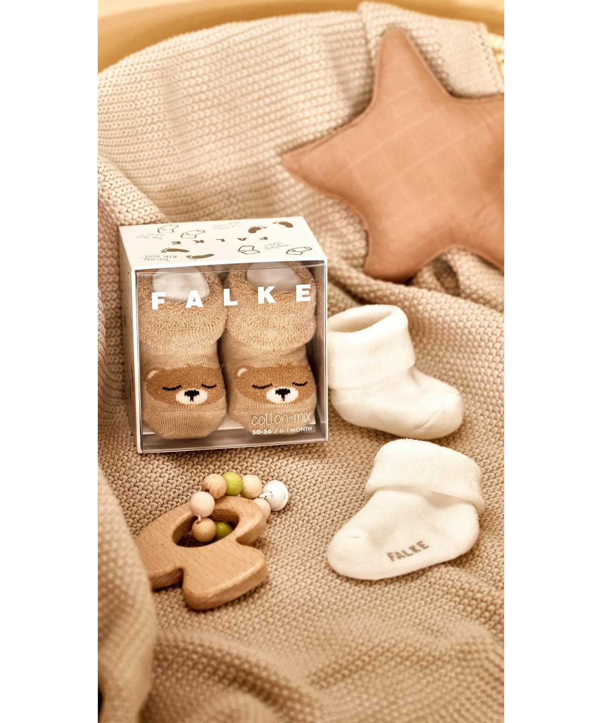 Skarpetki Falke Baby Bear Socks Niemowlęce Beżowe | ZTBEND-295