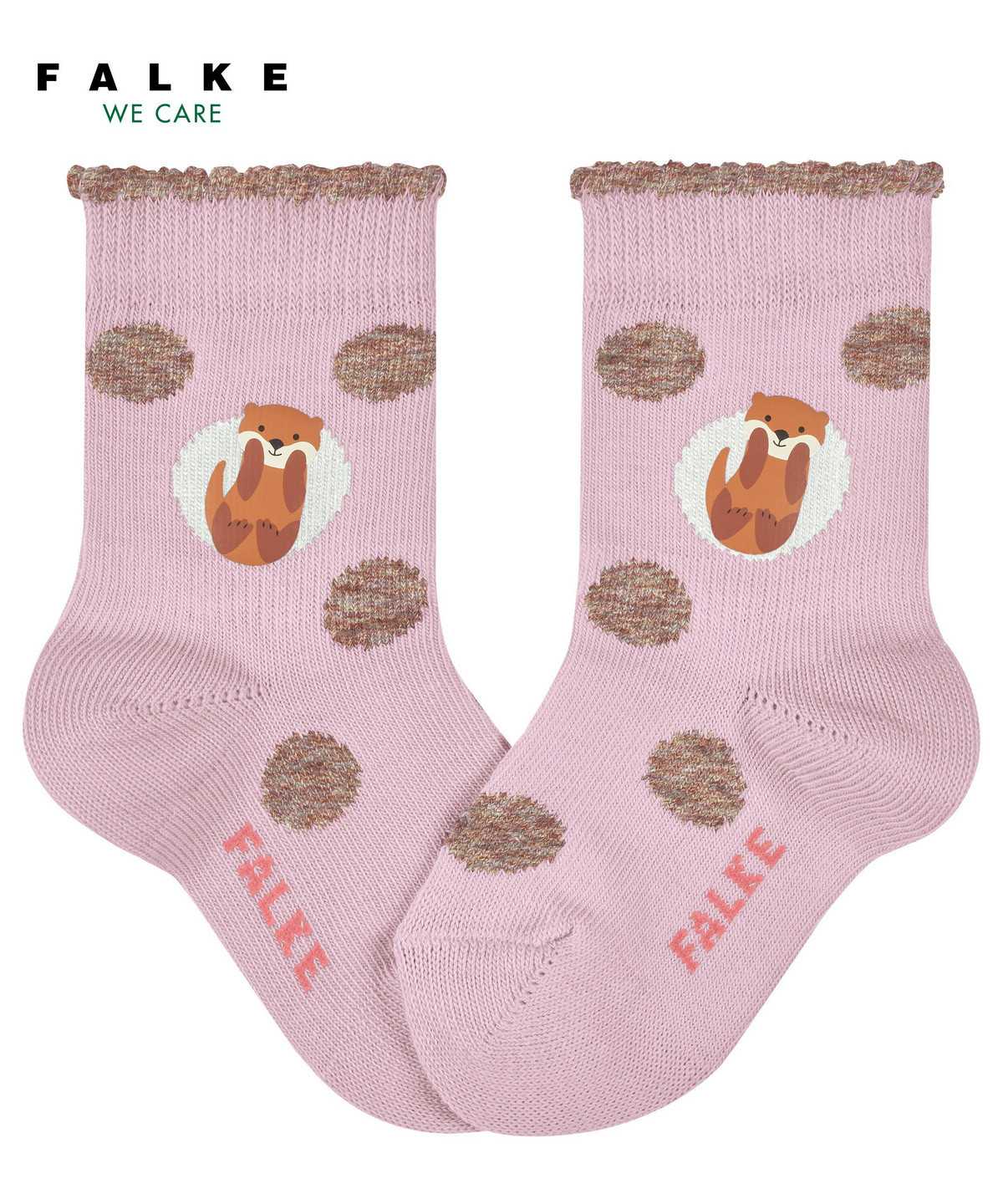 Skarpetki Falke Baby Cute Otter Socks Niemowlęce Różowe | WSPEGZ-425