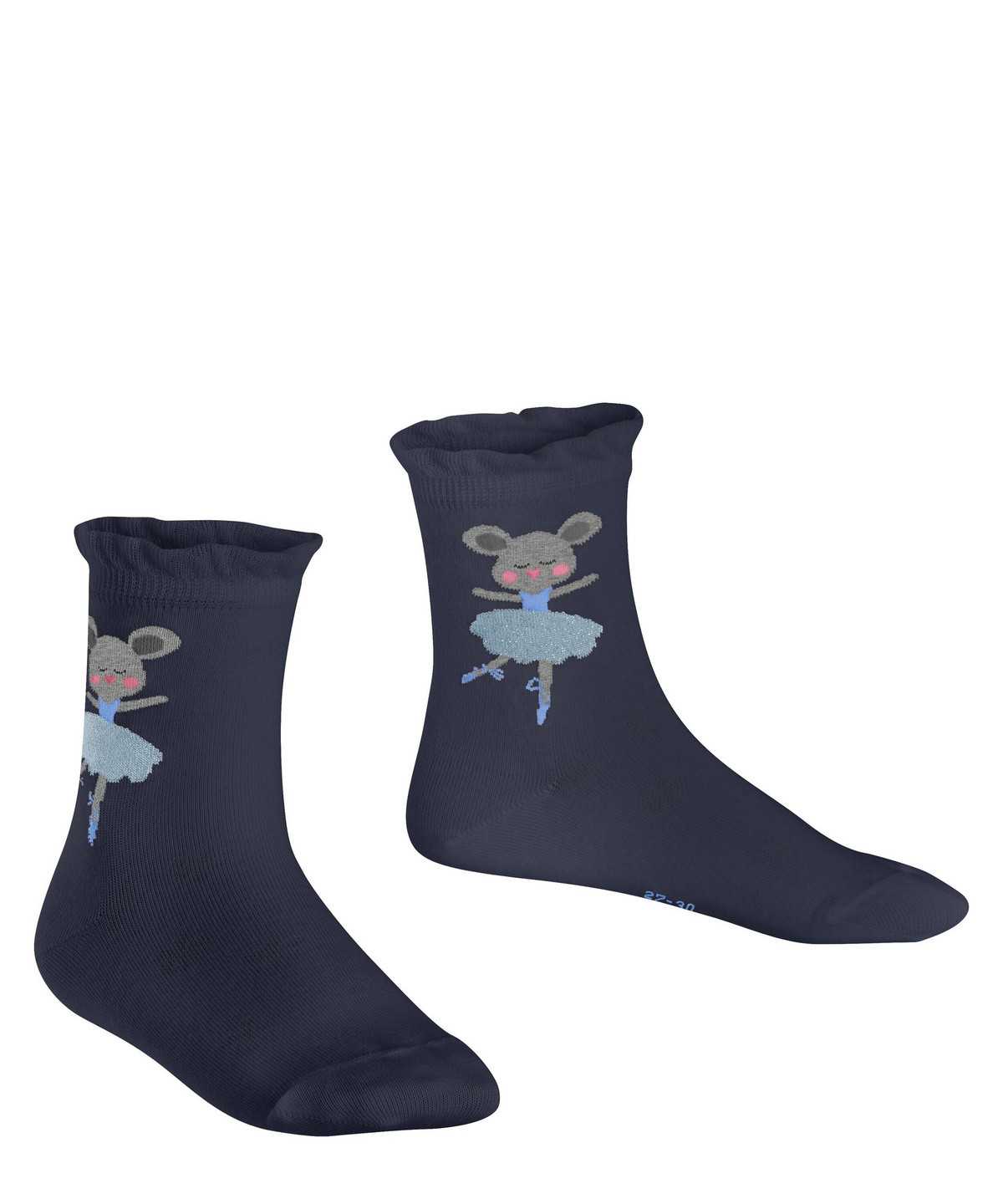 Skarpetki Falke Ballerina Mouse Socks Dziecięce Niebieskie | QZGCLW-654