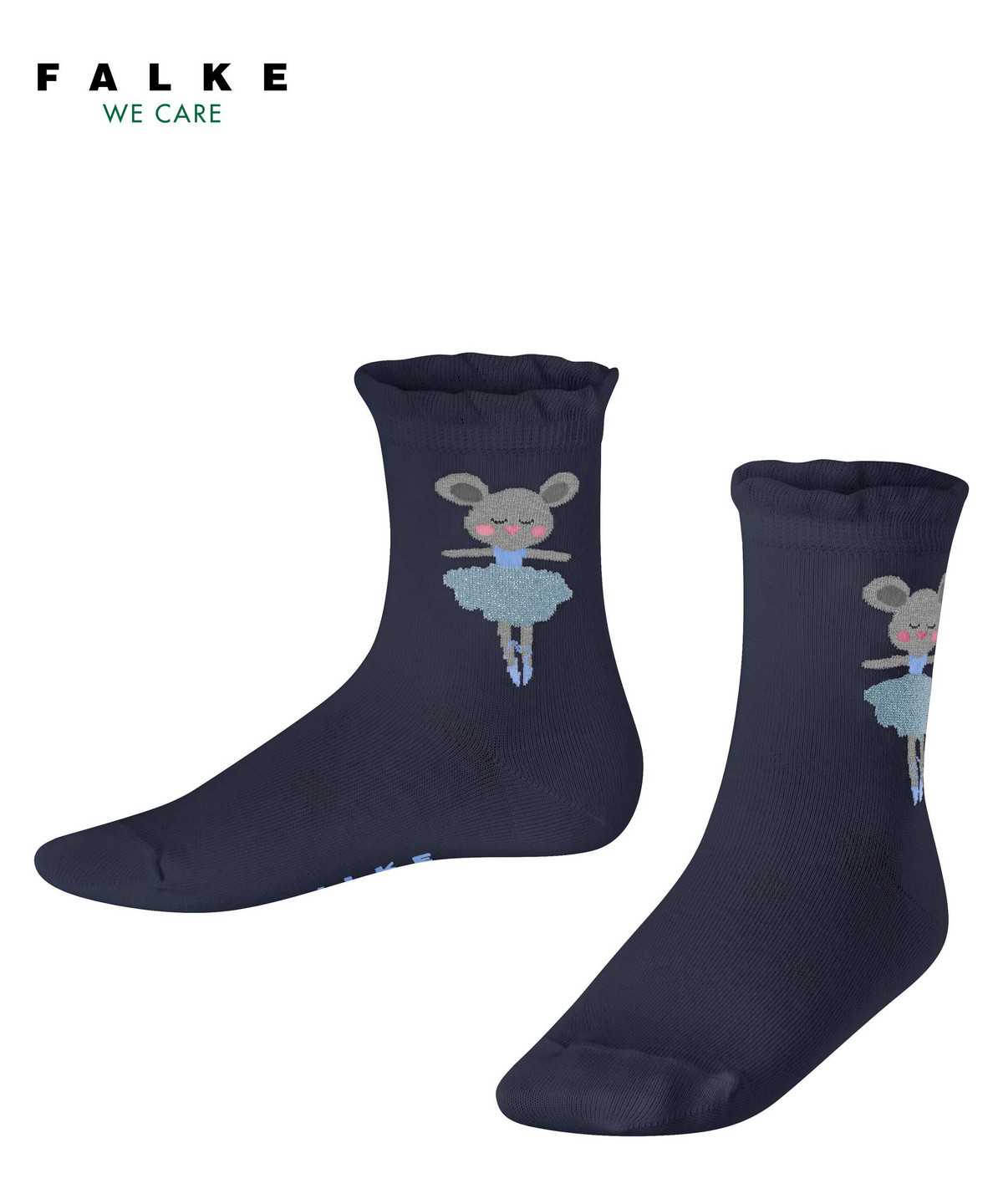 Skarpetki Falke Ballerina Mouse Socks Dziecięce Niebieskie | QZGCLW-654