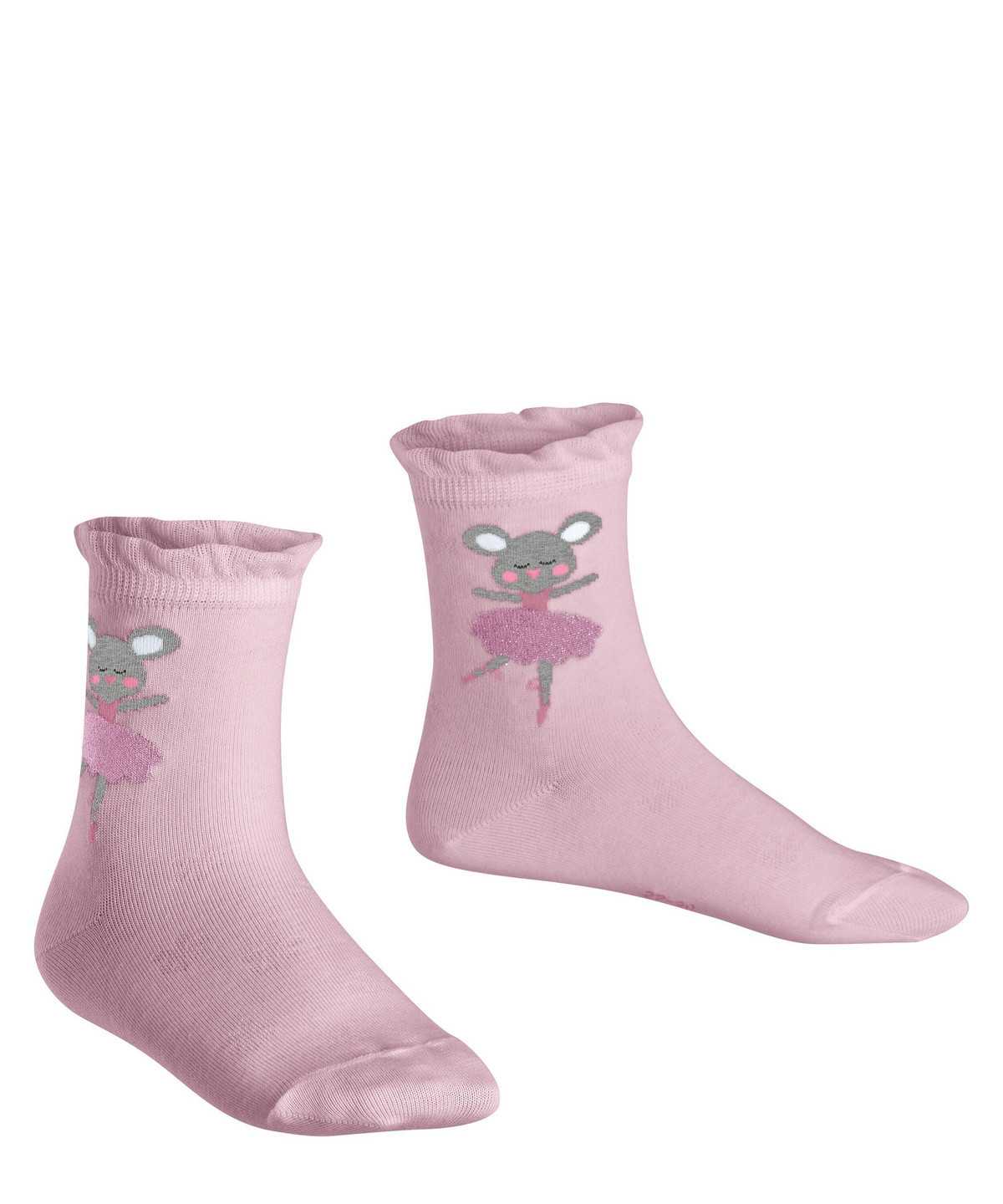 Skarpetki Falke Ballerina Mouse Socks Dziecięce Różowe | LKABXW-592